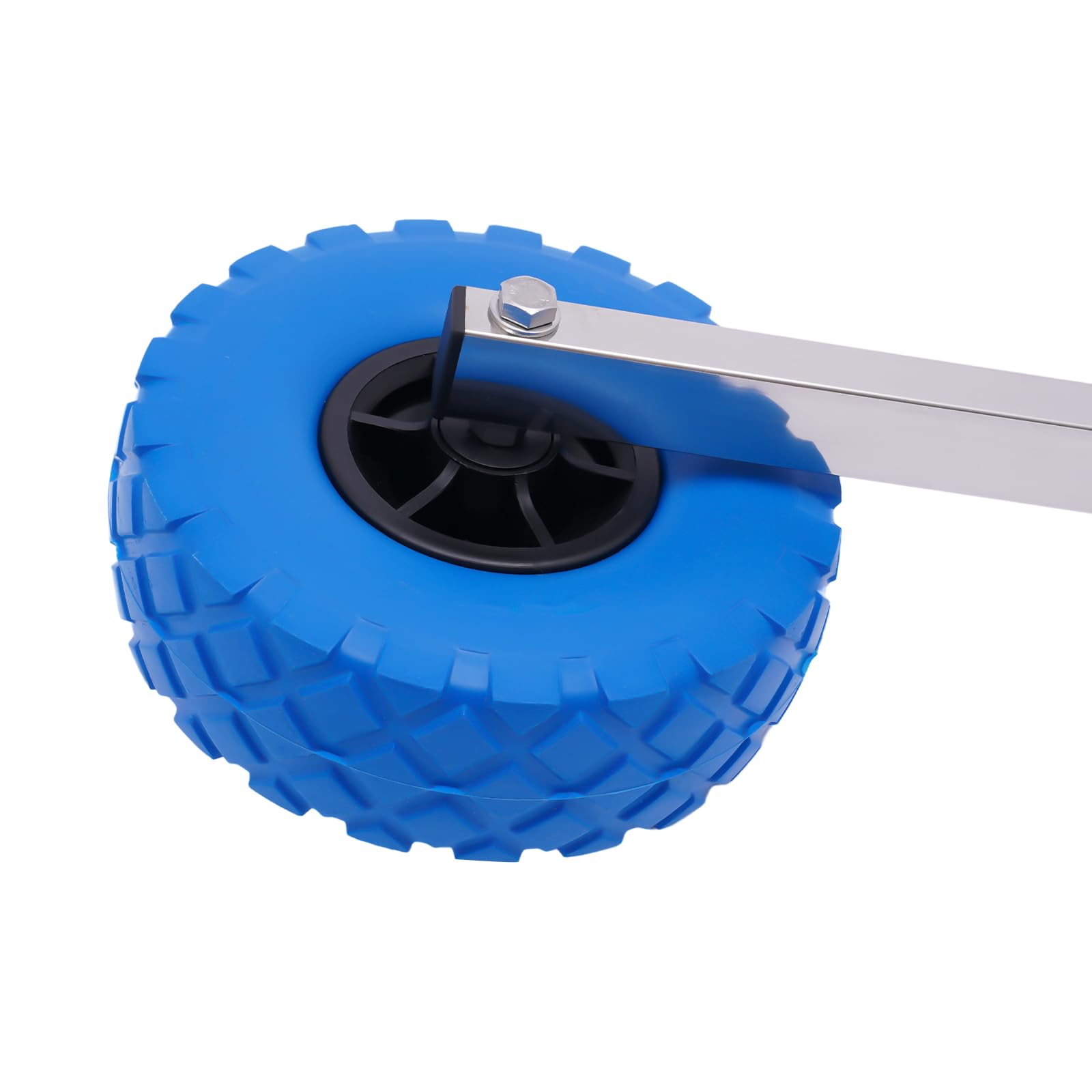 TFCFL 10 Inch Aluminum Boat Launching Wheels Set - Easy Load Transom Launching Wheels for Inflatable Boats, Kayaks & Small Yachts | Perfect for Beach, Dock & Shallow Water Boat Launching
