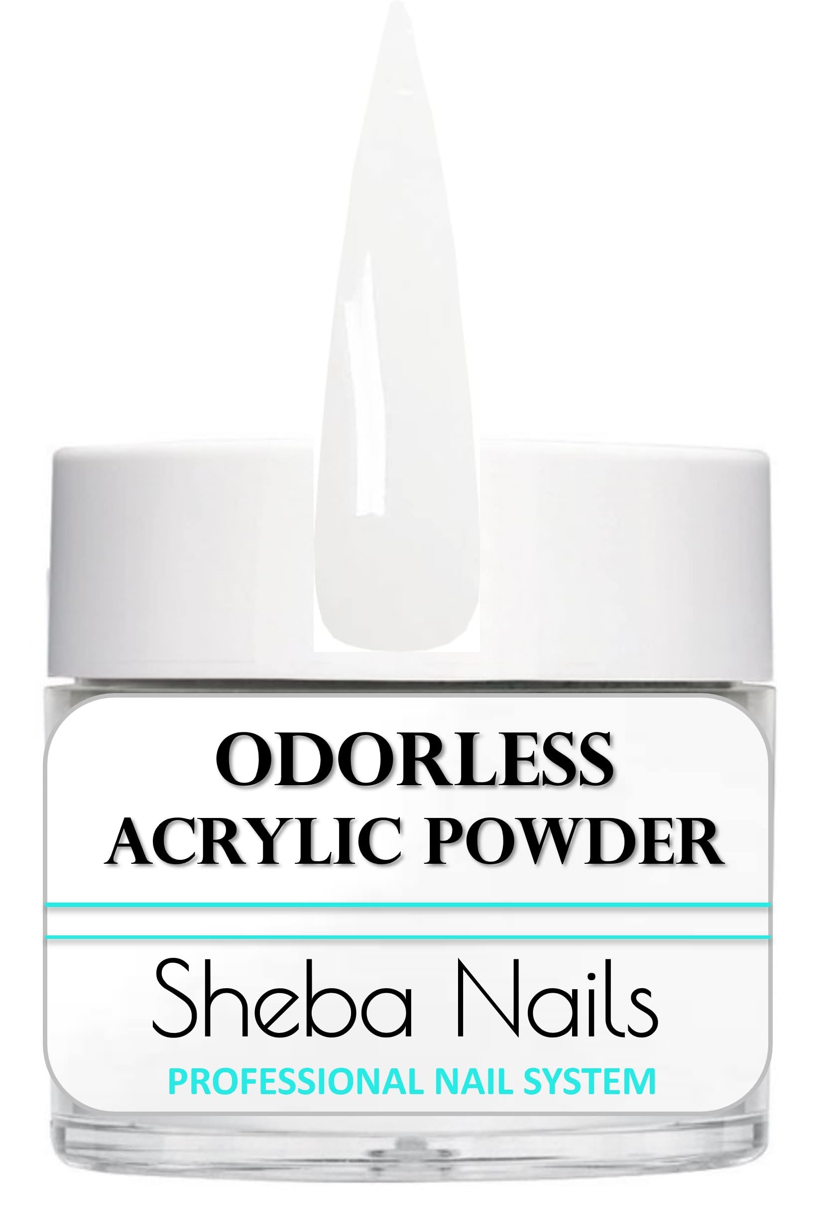 SHEBA NAILS Professional Odorless Acrylic Nail Kit for State Board Exams - Complete Basic Set for Salon & Home Manicures