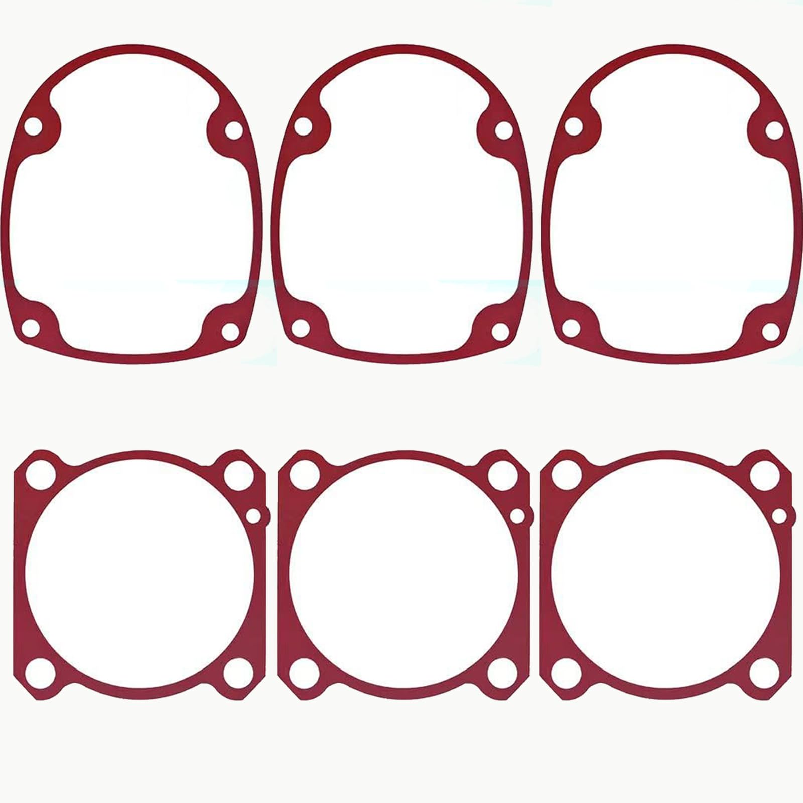 6 Pack Aftermarket Gasket Replacement for Hitachi NR83 Series Nail Guns - Compatible with NR83AA3, NV65AA, NV65AC, NV75A, NR83AA4, NR83A, NV83A3, NR83AA Models - Perfect for Construction, Roofing, and Woodworking Projects