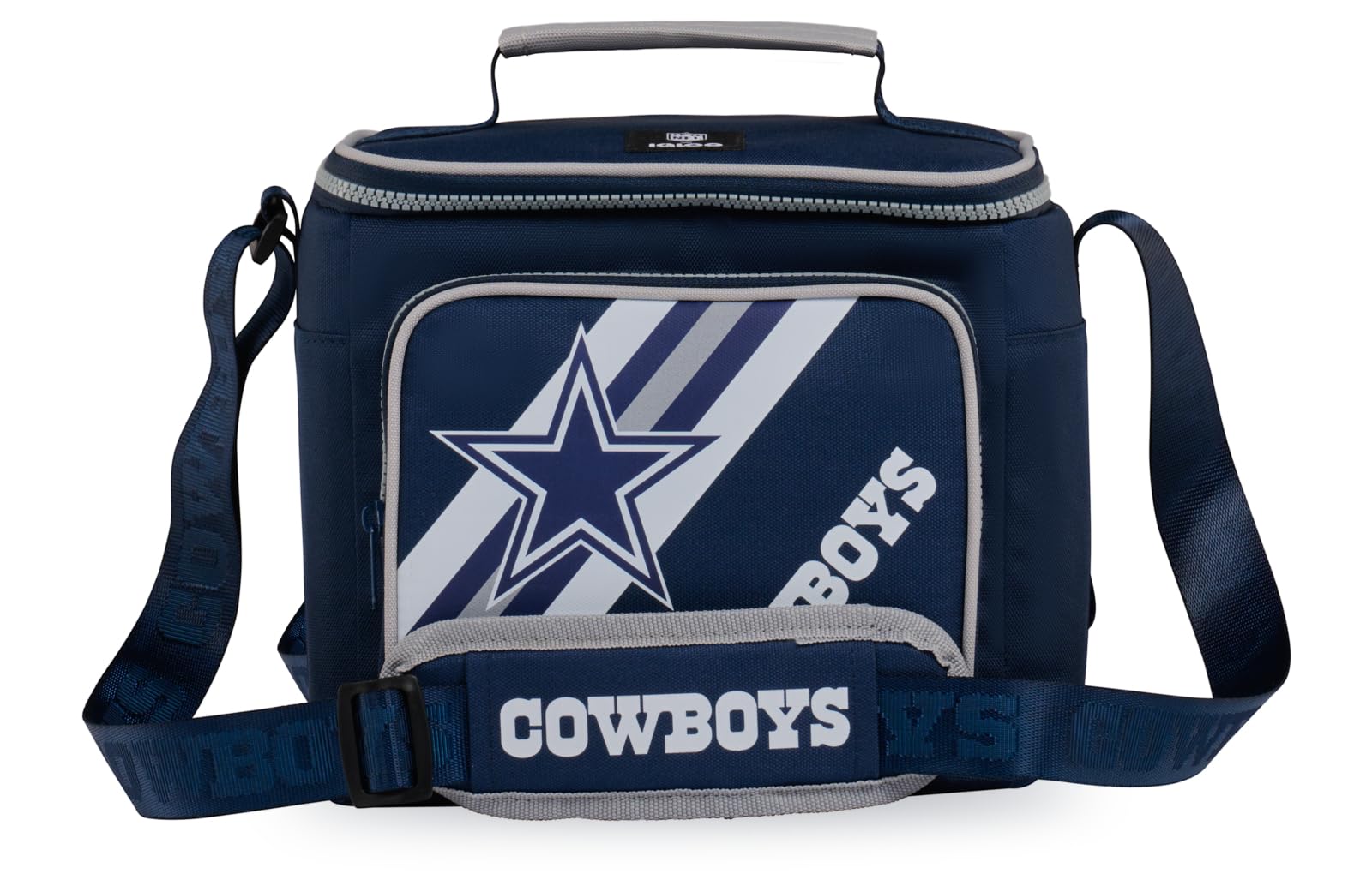 Igloo Dallas Cowboys NFL Square Lunch Cooler Bag - Insulated Picnic, Beach, Tailgating & Camping Cooler for Food & Drinks