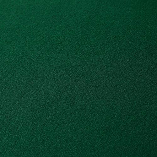 Premium Dark Ink Green Wool Billiard Cloth - Professional Pool Table Felt for 6, 7, 8 & 9 Foot Tables (US9 Size) - Perfect for Home Game Rooms, Bars & Pool Halls