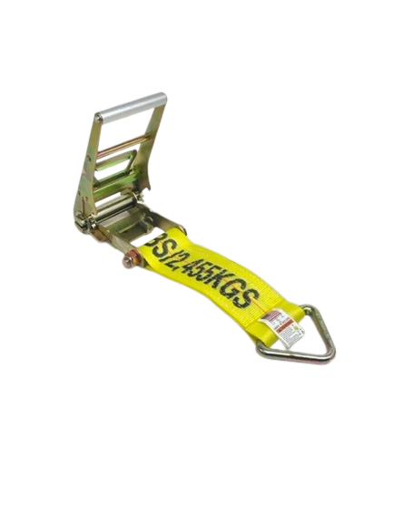 4-Piece Ratchet Strap Set with Heavy-Duty D-Rings - Secure Cargo, Furniture & Luggage for Transport, Moving & Storage