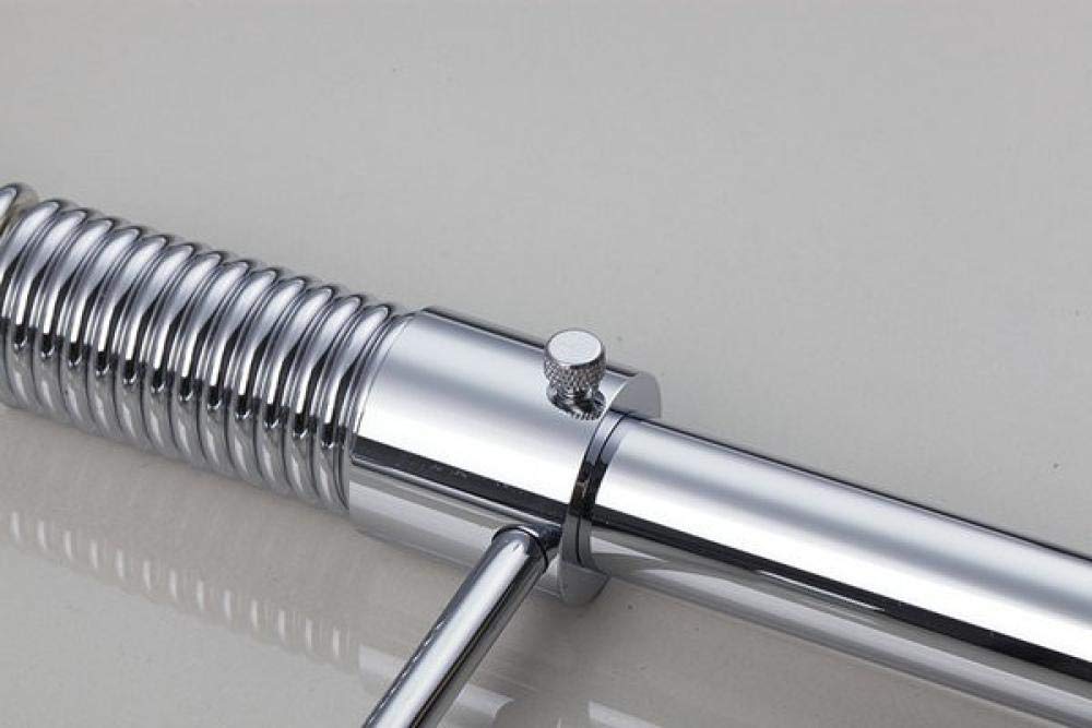 Pull Out Kitchen Faucet with Push Button - Chrome Finish Vessel Sink Mixer Tap for Modern & Farmhouse Style Kitchens | Perfect for Washing Dishes, Filling Pots & Cleaning Vegetables