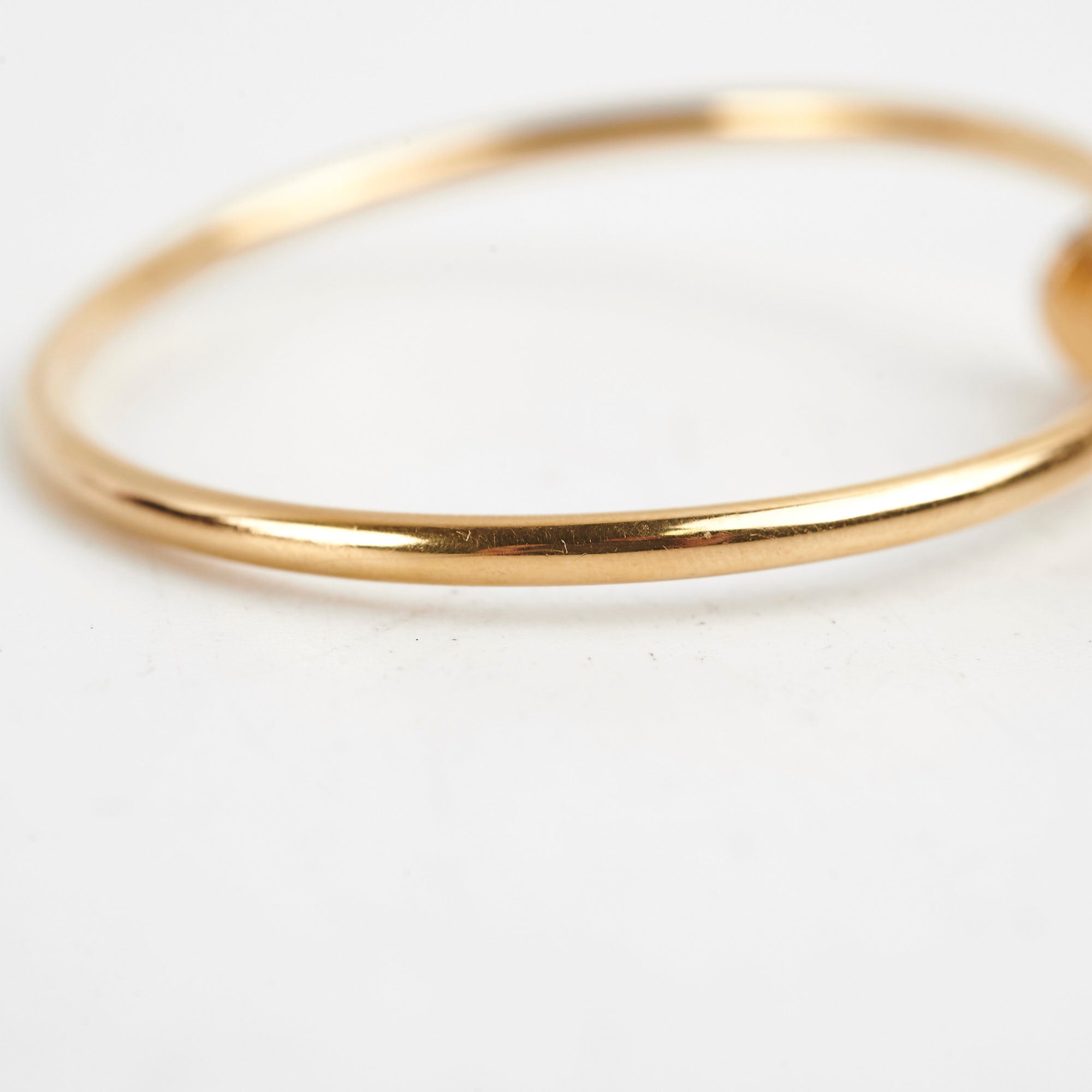 Cartier Juste Un Clou JUC Small Diamond Bracelet in 18K Yellow Gold Size 15 - Luxury Jewelry for Women, Perfect for Gifts, Parties & Special Occasions