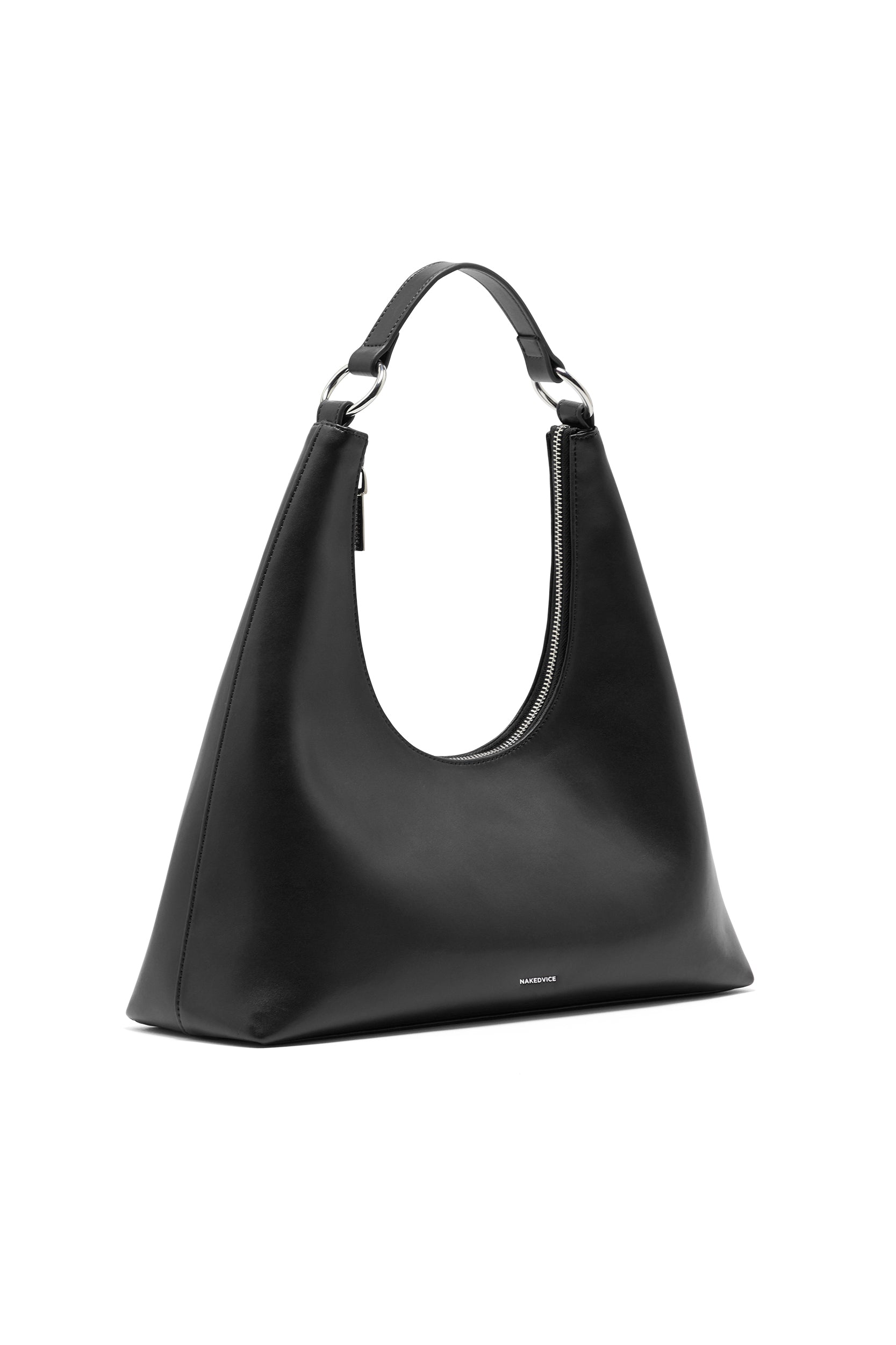 Kylie Black Leather Handbag for Women - Stylish Crossbody Purse with Adjustable Strap, Perfect for Work, Travel & Everyday Use
