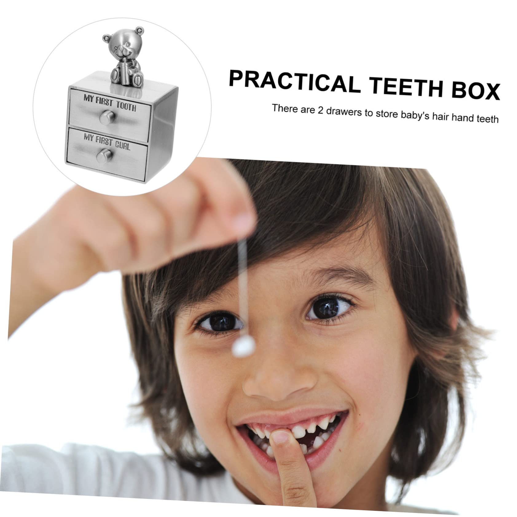 UPKOCH 6-Piece Baby Tooth Keepsake Box Set - First Tooth Storage Organizer for Newborns & Kids - Perfect for Baby Memory Preservation & Nursery Decor