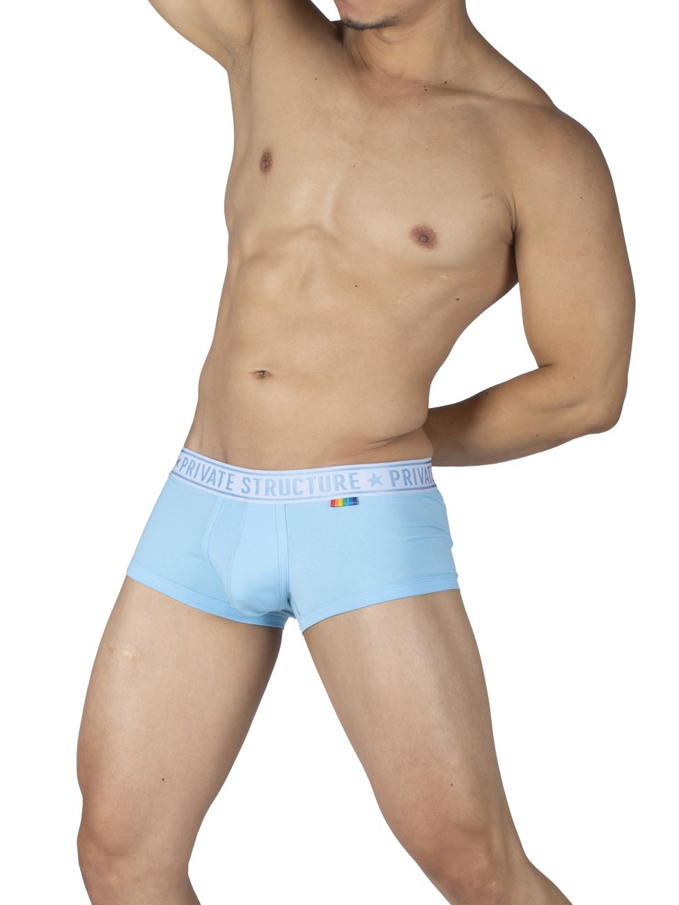 Premium Men's Mid Waist Trunks - 2 Pack Comfortable Underwear (Yellow & Blue) - Perfect for Gym, Travel & Everyday Wear