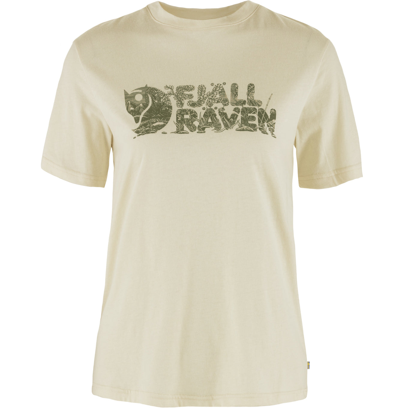 Fjallraven Lush Logo Short Sleeve T-Shirt for Women - Casual Comfort & Outdoor Style - Perfect for Hiking, Travel & Everyday Wear