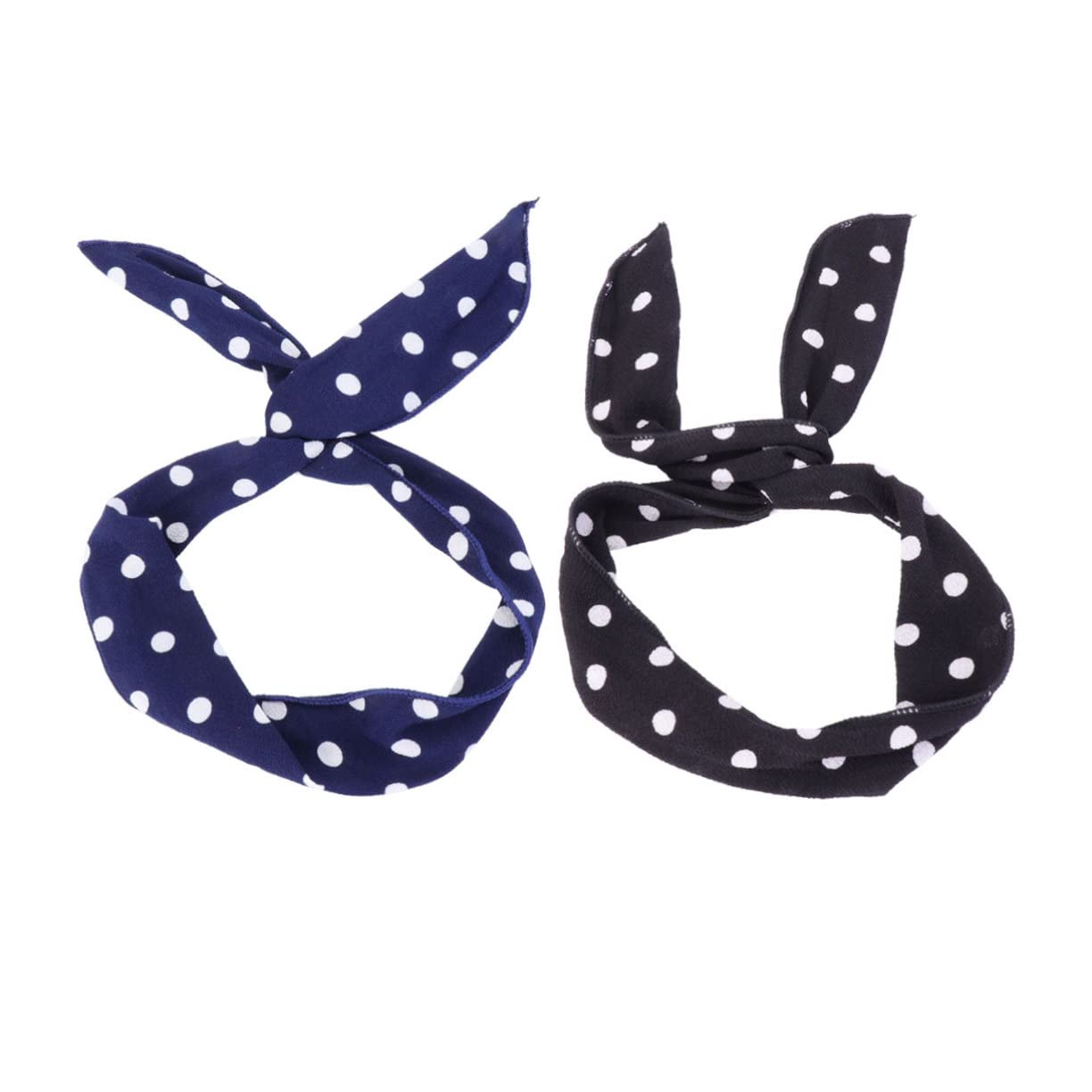 Beavorty 4-Pack Stretchy Bow Headbands for Women - Fashionable Rabbit Ear Hair Bands, Turban Headwraps & Vintage Scarf Style Hair Hoops (Perfect for Makeup, Salon, Photography & Everyday Wear)