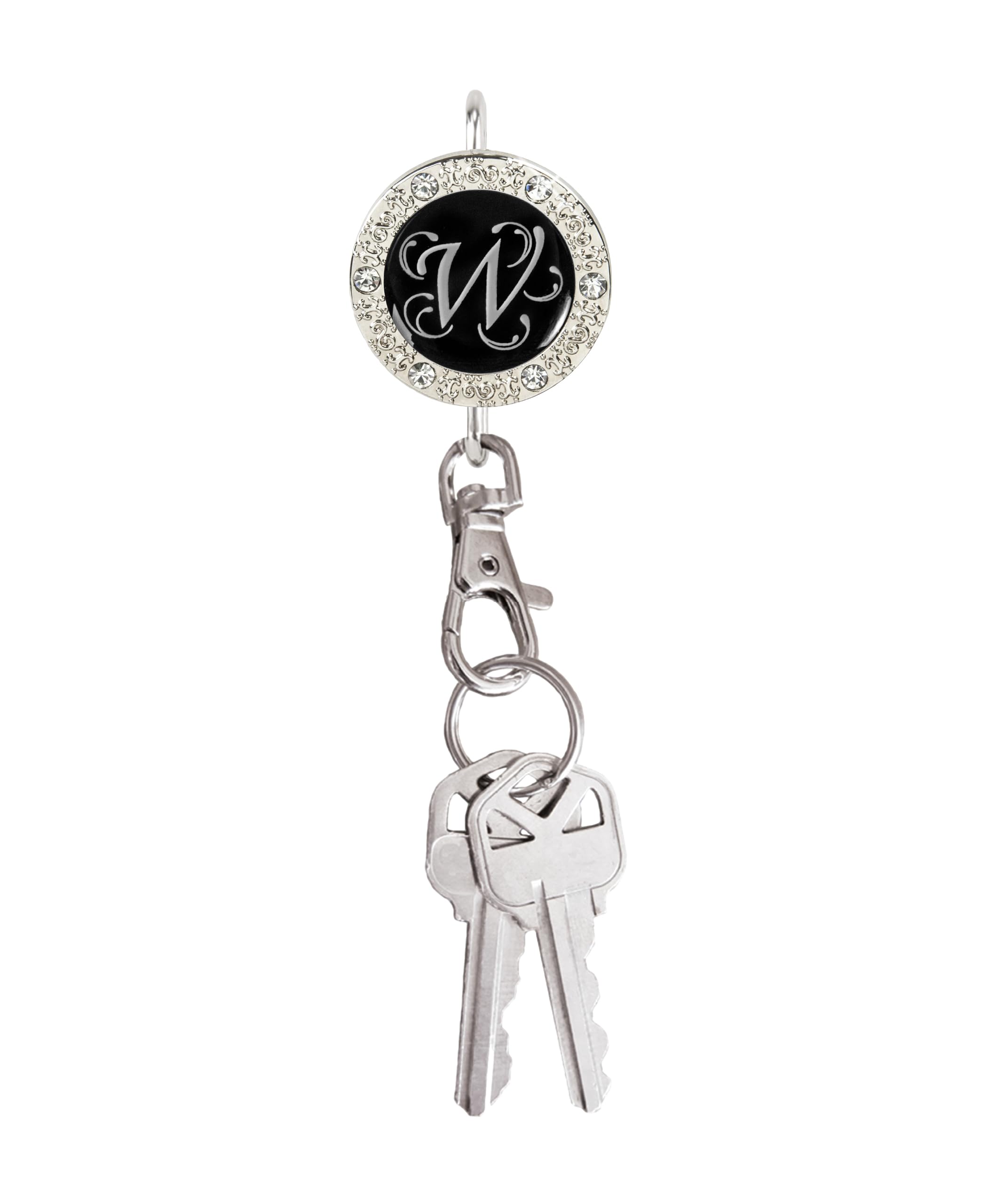 Women's Personalized Monogram Key Finder & Purse Organizer - Cute Bag Charm Keychain Accessory for Mom | Perfect Gift for Mother's Day, Birthday & Travel Essentials