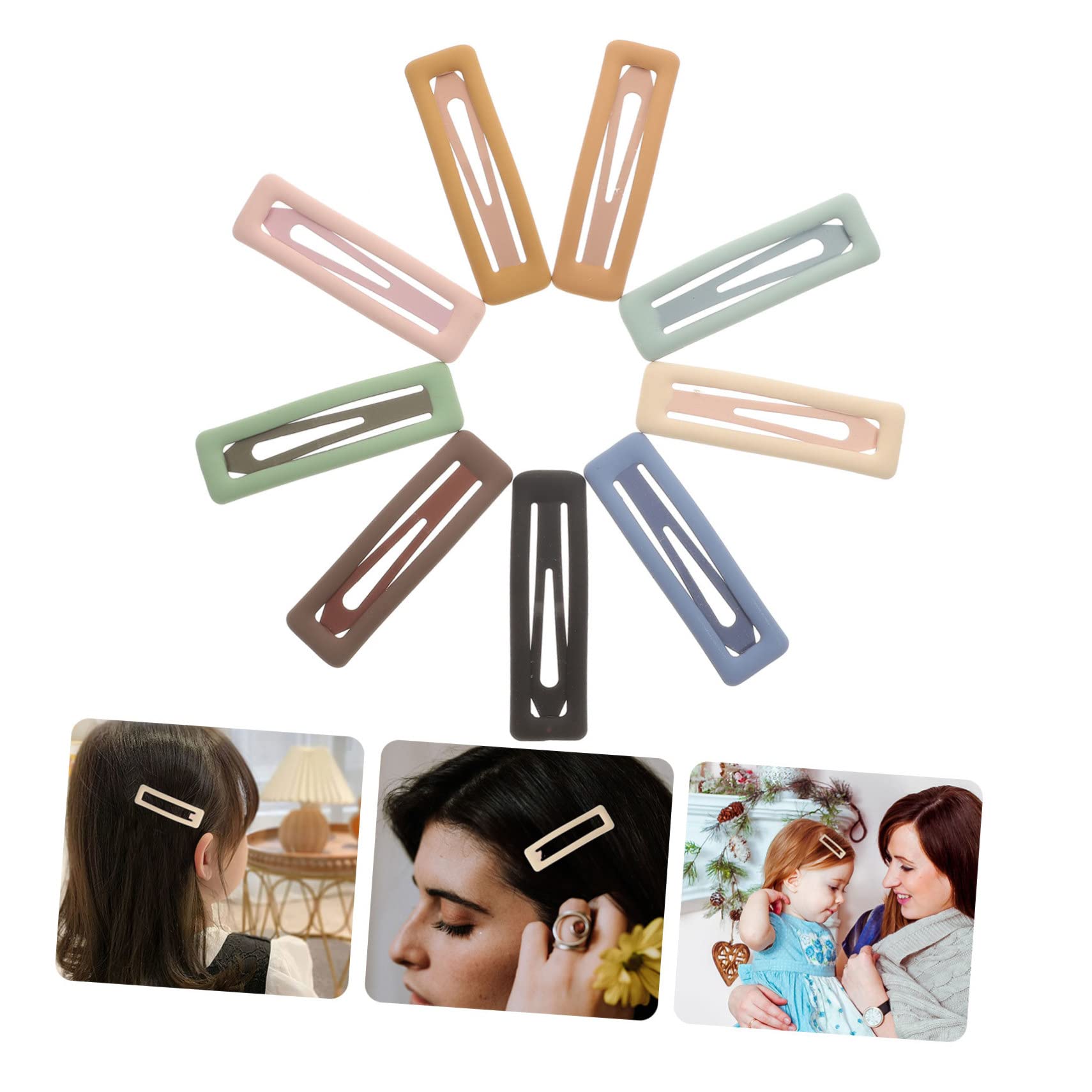 COHEALI Metal Hair Clips for Women & Girls - Simple Barrette Hair Clips, Hair Pins & Hair Accessories - Perfect for School, Work, Parties & Everyday Styling