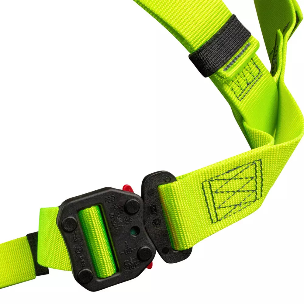 Arc Flash Full Body Harness - DE 1D with Soft Sternal Loop, DE MB Torso & DE QC Legs - Ideal for Electrical Safety & Industrial Work Protection
