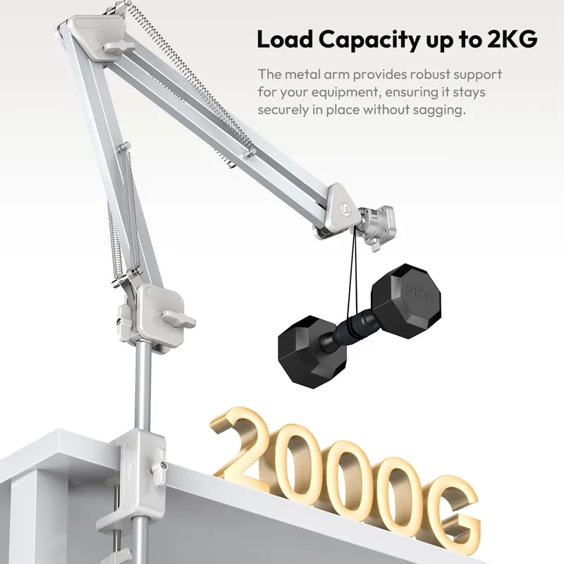 Ulanzi TH04 Overhead Camera Mount T088 - Adjustable DSLR Tripod Stand for YouTube, TikTok & Live Streaming - Perfect for Unboxing, Cooking & Craft Videos