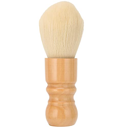 Premium Men's Shaving Brush - Soft Nylon Bristles for Beard & Facial Hair Care - Professional Foam Lathering Brush for Shaving Cream & Soap - Perfect for Wet Shaving Routine & Grooming Kit Accessories