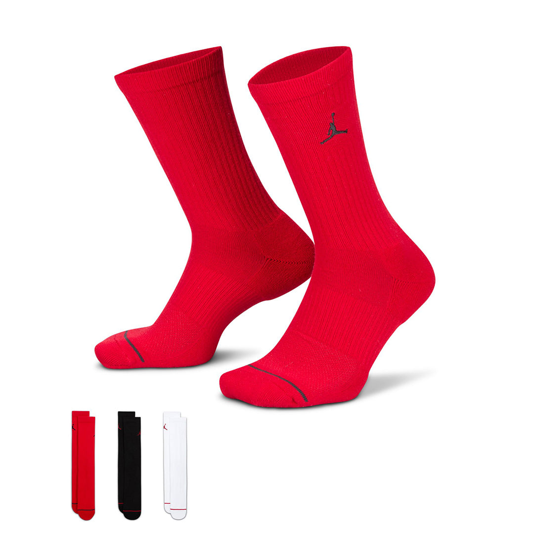 Premium Cotton Crew Socks 3-Pack - Soft & Breathable Everyday Socks for Men & Women - Perfect for Work, Gym & Casual Wear