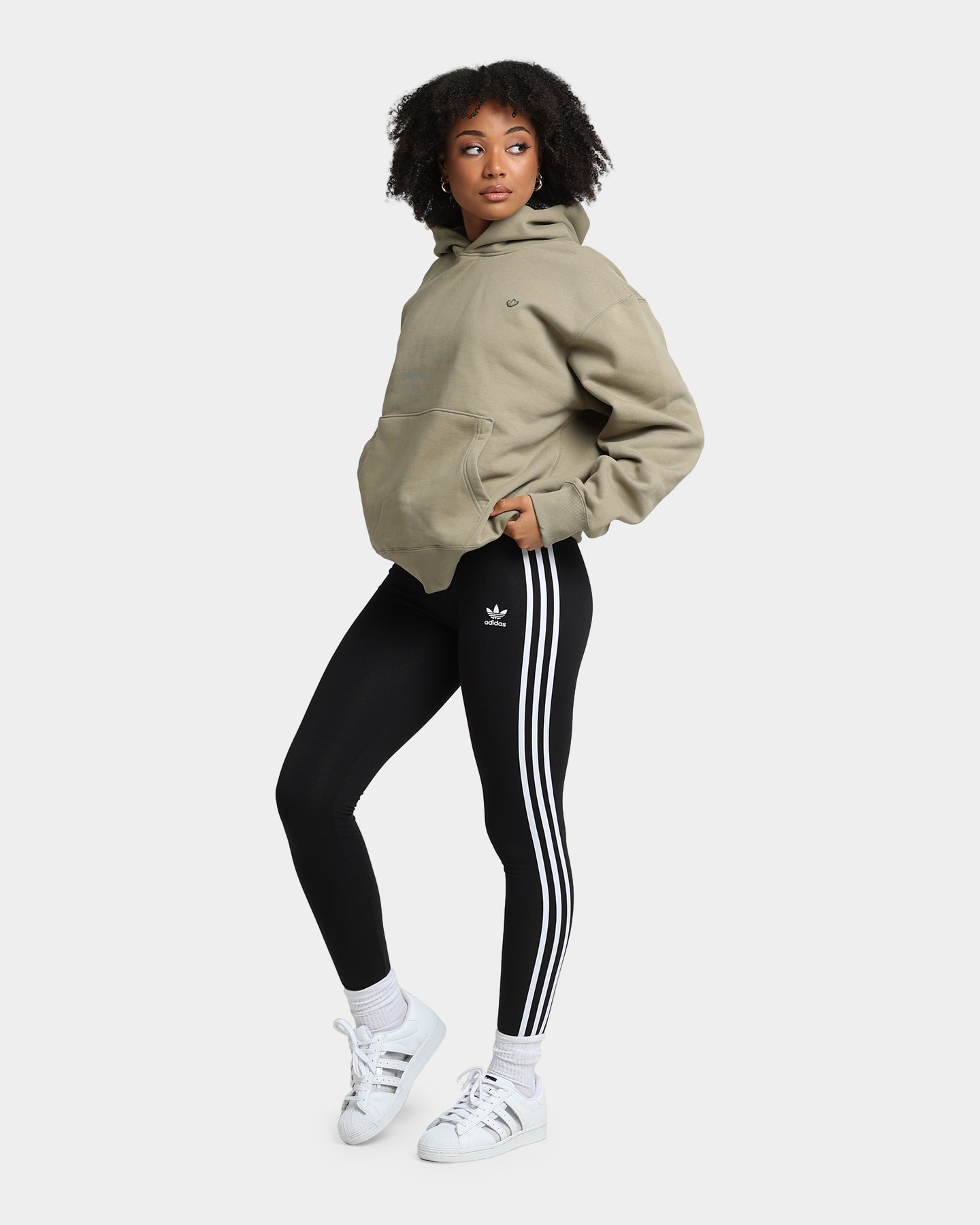 Adidas Women's 3-Stripe Yoga Pants - Black High Waist Workout Leggings for Running, Gym & Lounge Wear