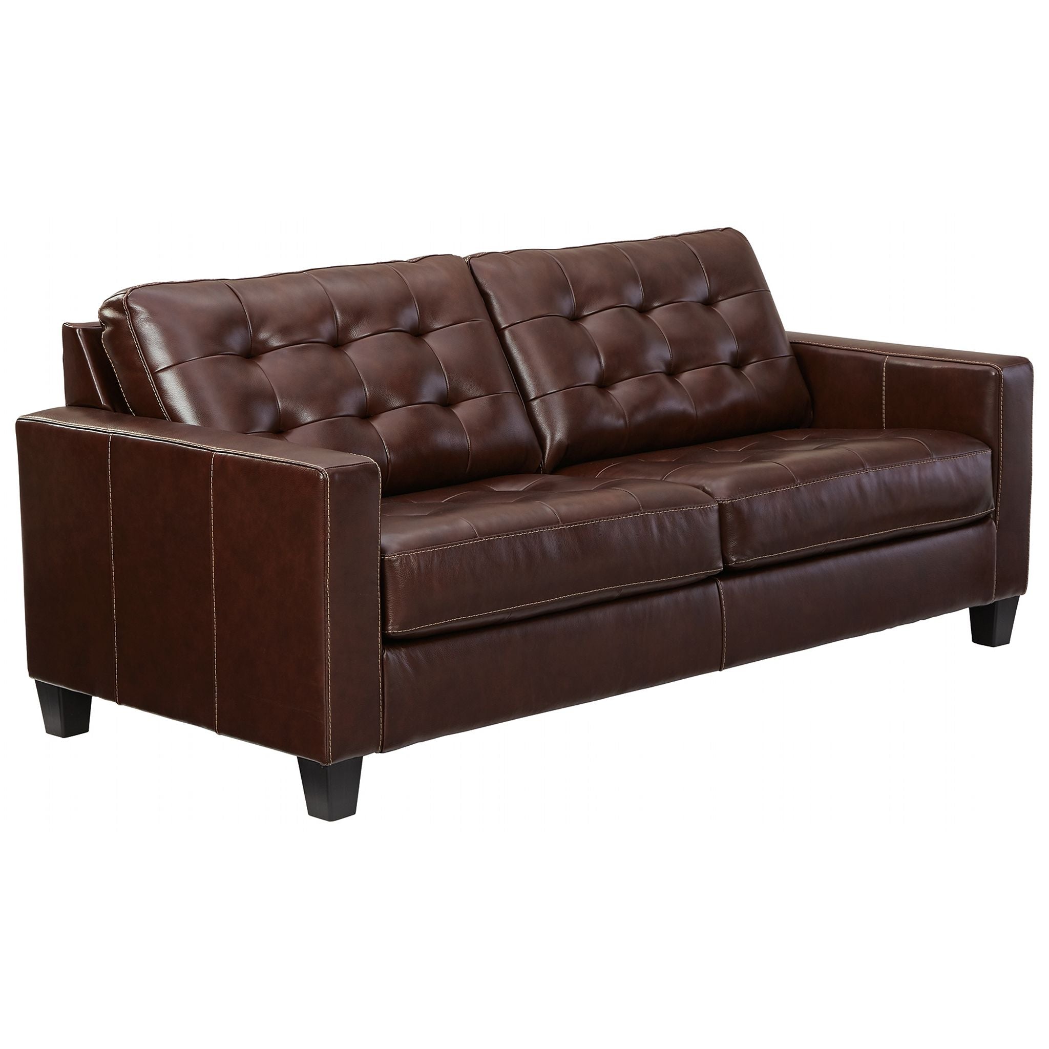 Altonbury Sofa in Walnut Finish – Modern Living Room Furniture for Comfort & Style | Perfect for Home, Office, and Lounge Spaces