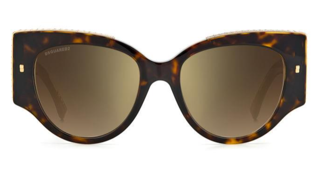 DSQUARED2 D2 0032/S Sunglasses - Polarized UV Protection Aviator Style for Men & Women - Perfect for Driving, Travel and Outdoor Activities