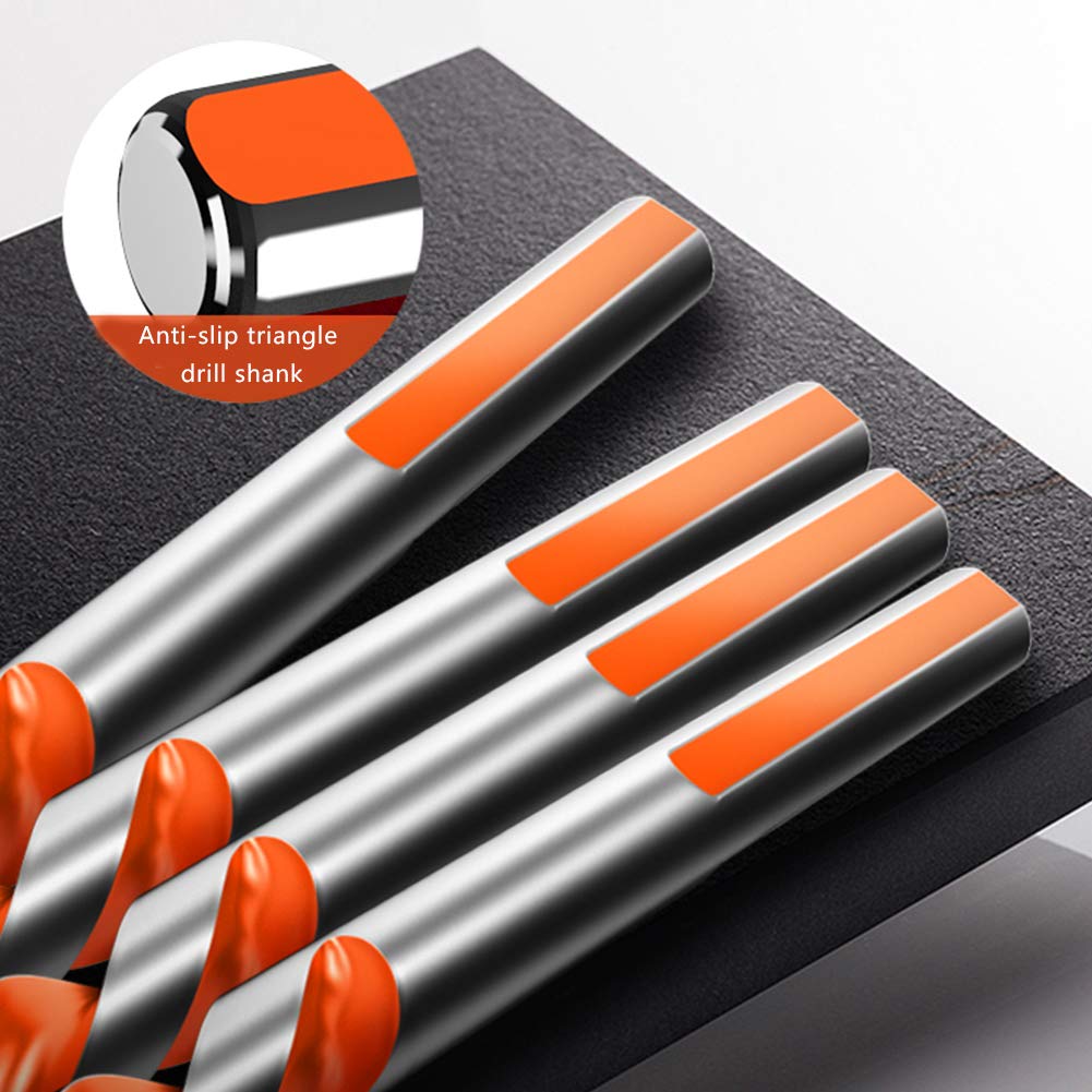 Premium Ceramic Tile Drill Bits Set - Super Hard Alloy Twist Bits for Concrete, Glass, Brick & Tile (5/6/8/10/12mm) - Perfect for Home Renovation, Bathroom Fixtures & DIY Projects