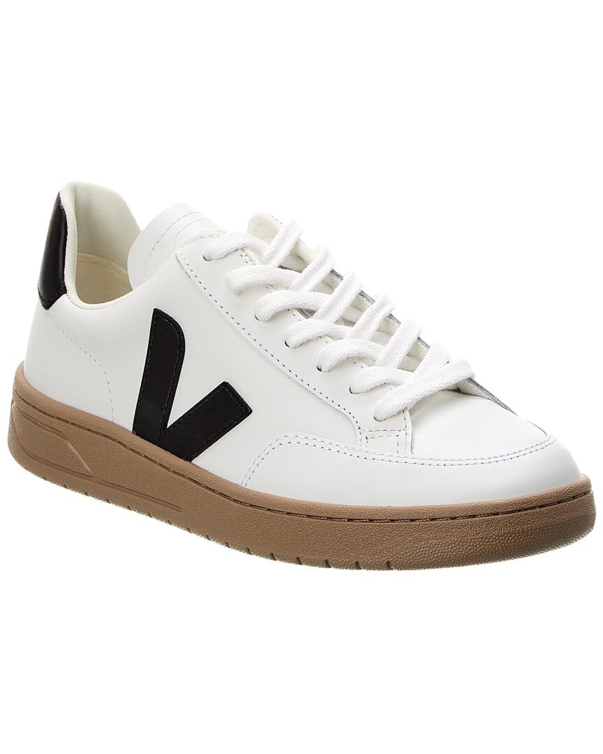 Veja Women's V-12 Sneakers | Eco-Friendly Leather & Organic Cotton | Casual & Athletic Wear for Everyday Comfort