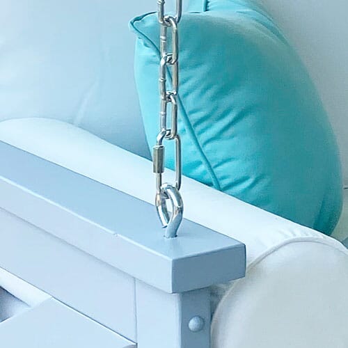 Kiawah Swing Bed - Premium Outdoor Porch Swing with Weather-Resistant Cushions - Perfect for Patio, Garden, and Backyard Relaxation