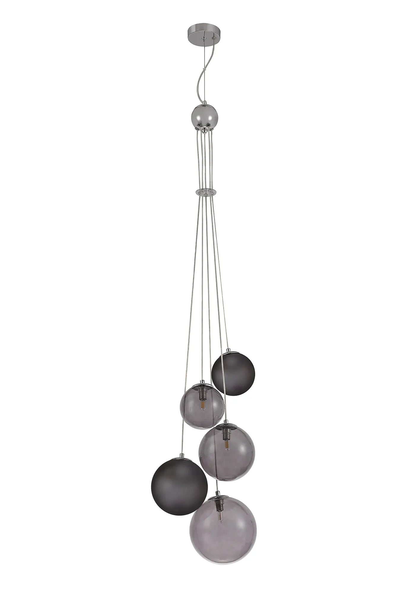 Modern Austin 5-Light Cluster Pendant with G9 Base - Elegant Ceiling Lighting for Dining Room, Kitchen Island, or Entryway