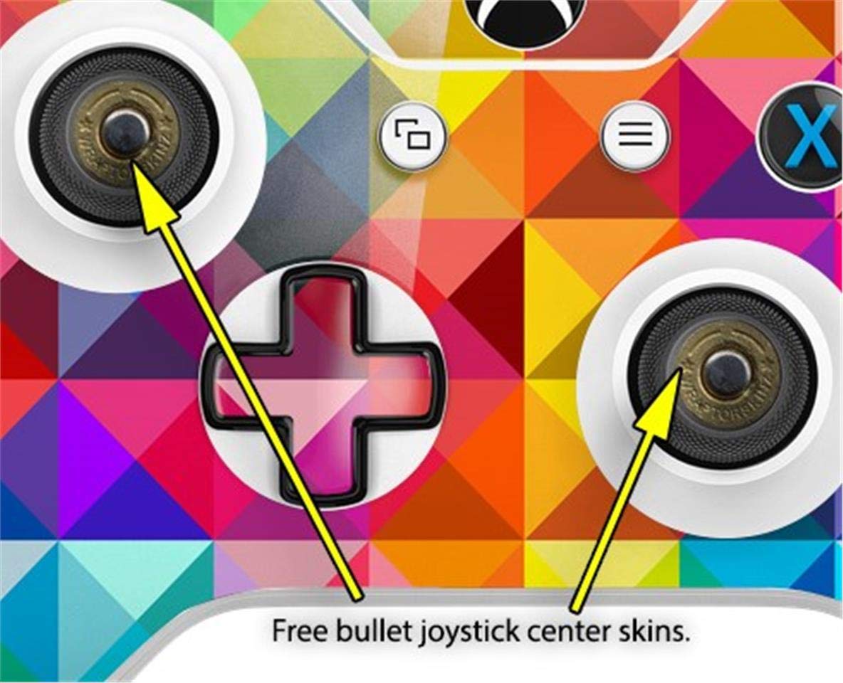 XBOX One S/X Controller Vinyl Skin Wrap - Spectrums for Gaming & Protection