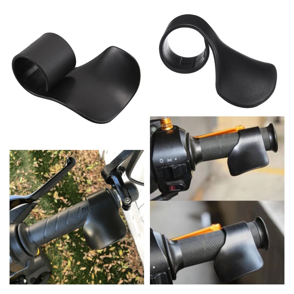 Motorcycle Throttle Assist Grip - Cruise Control for E-Bike & Scooter - Ride Comfort