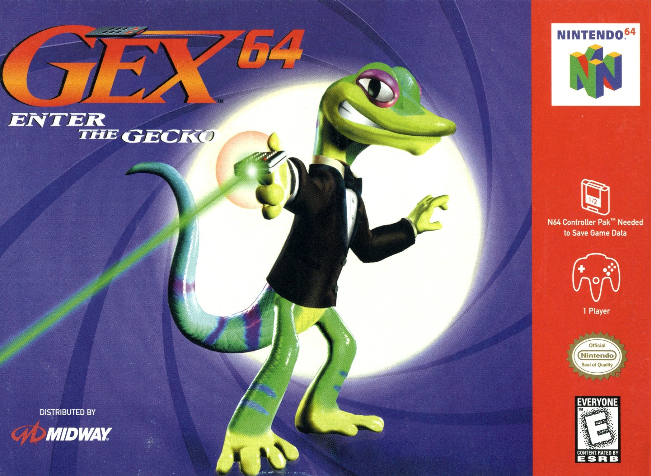 Used Gex N64 Video Games - Retro Gaming Collectibles for Nintendo 64 Enthusiasts | Perfect for Nostalgic Gaming Nights & Collector's Display