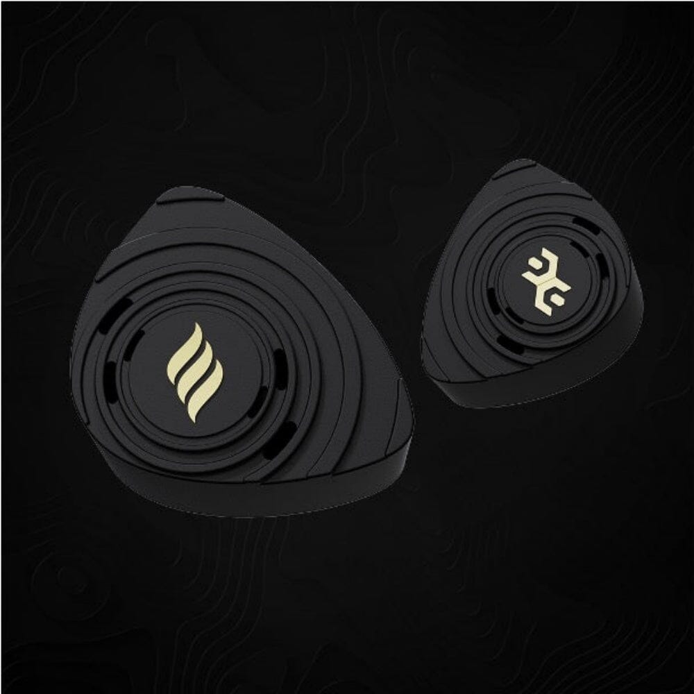 Effect Audio x Elysian Acoustic Labs PILGRIM Noir Hybrid In-Ear Earphones - 1DD+3BA Drivers for Audiophiles | Perfect for Studio Monitoring & High-Fidelity Music Listening