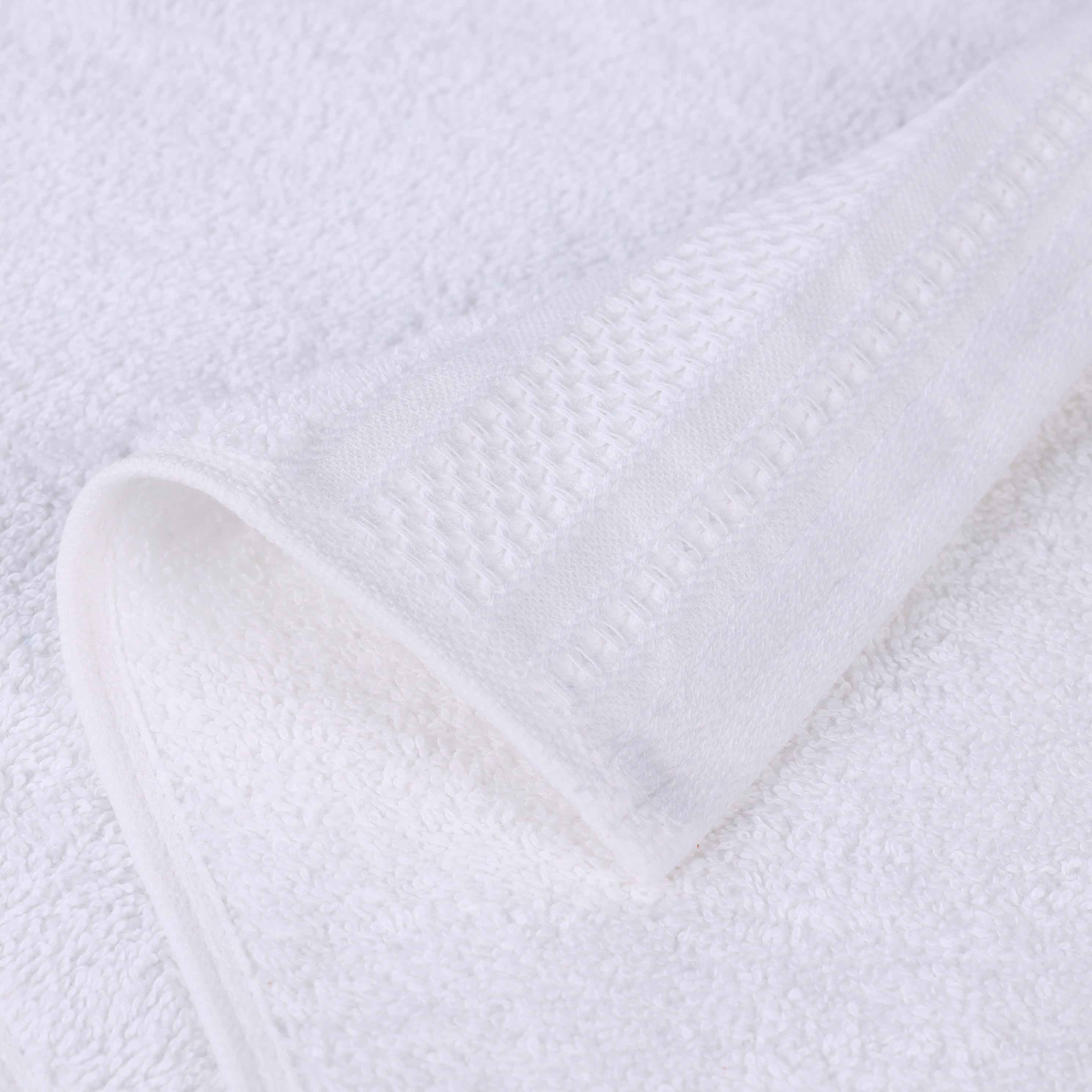 Premium Honeycomb Waffle Weave Cotton Bath Towels Set of 2 - Ultra Soft & Absorbent Luxury Bath Sheets for Spa, Hotel & Home Use