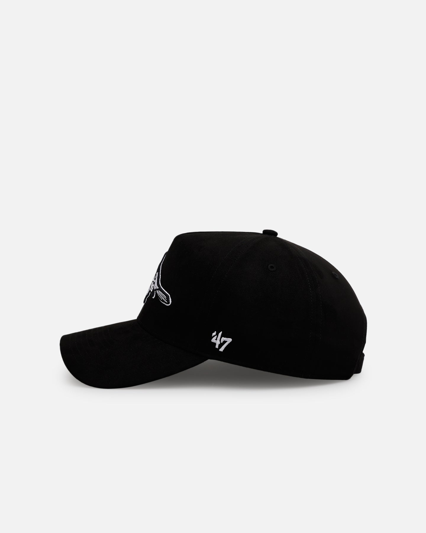 47 Brand Baltimore Orioles Ultrasuede MVP Adjustable Strapback Hat - Black & White Baseball Cap for Men - Perfect for Game Day, Sports Events & Casual Wear