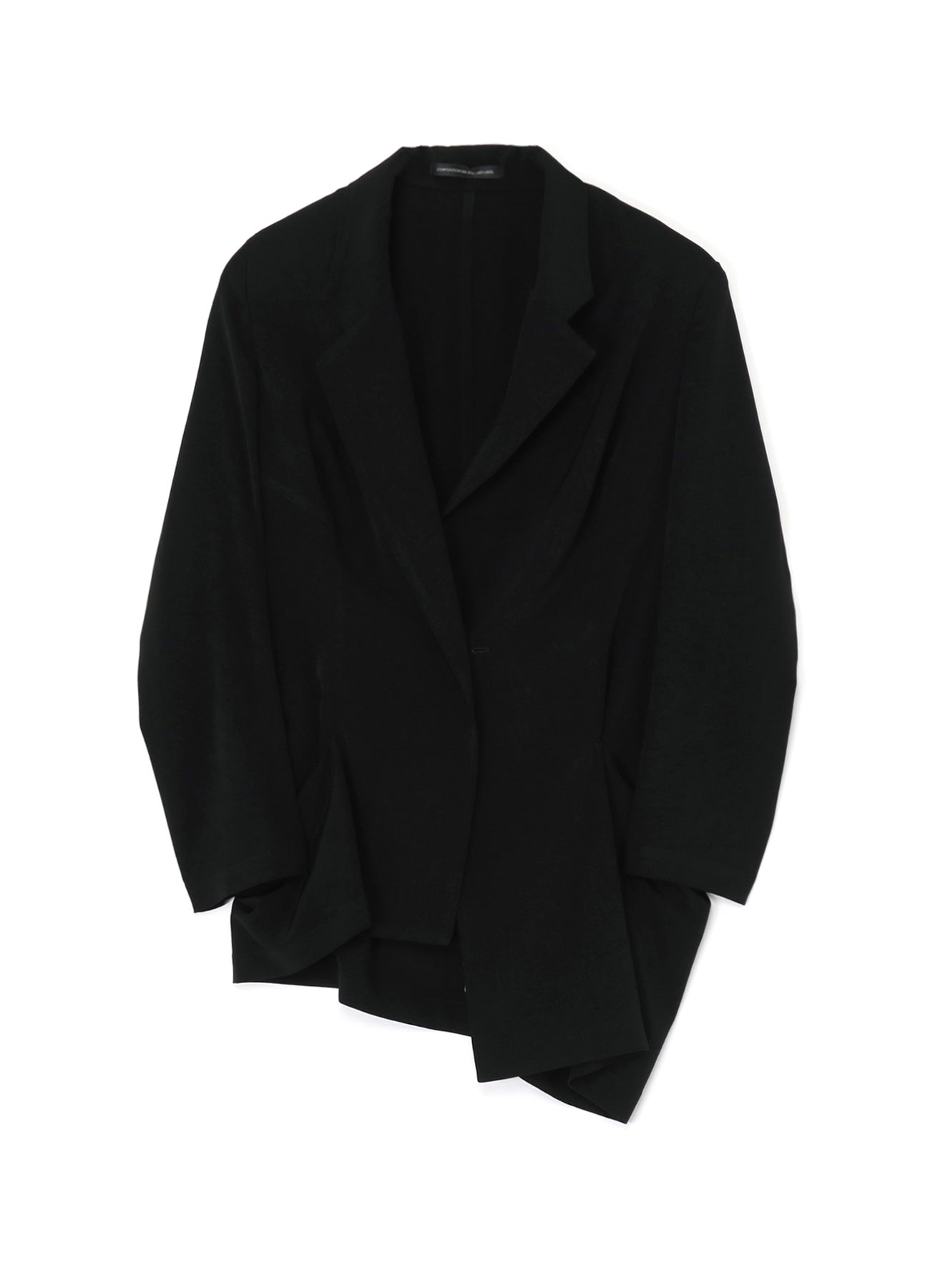 Elegant Crepe de Chine Asymmetric Jacket for Women - Lightweight & Stylish Outerwear for Office, Party & Evening Events