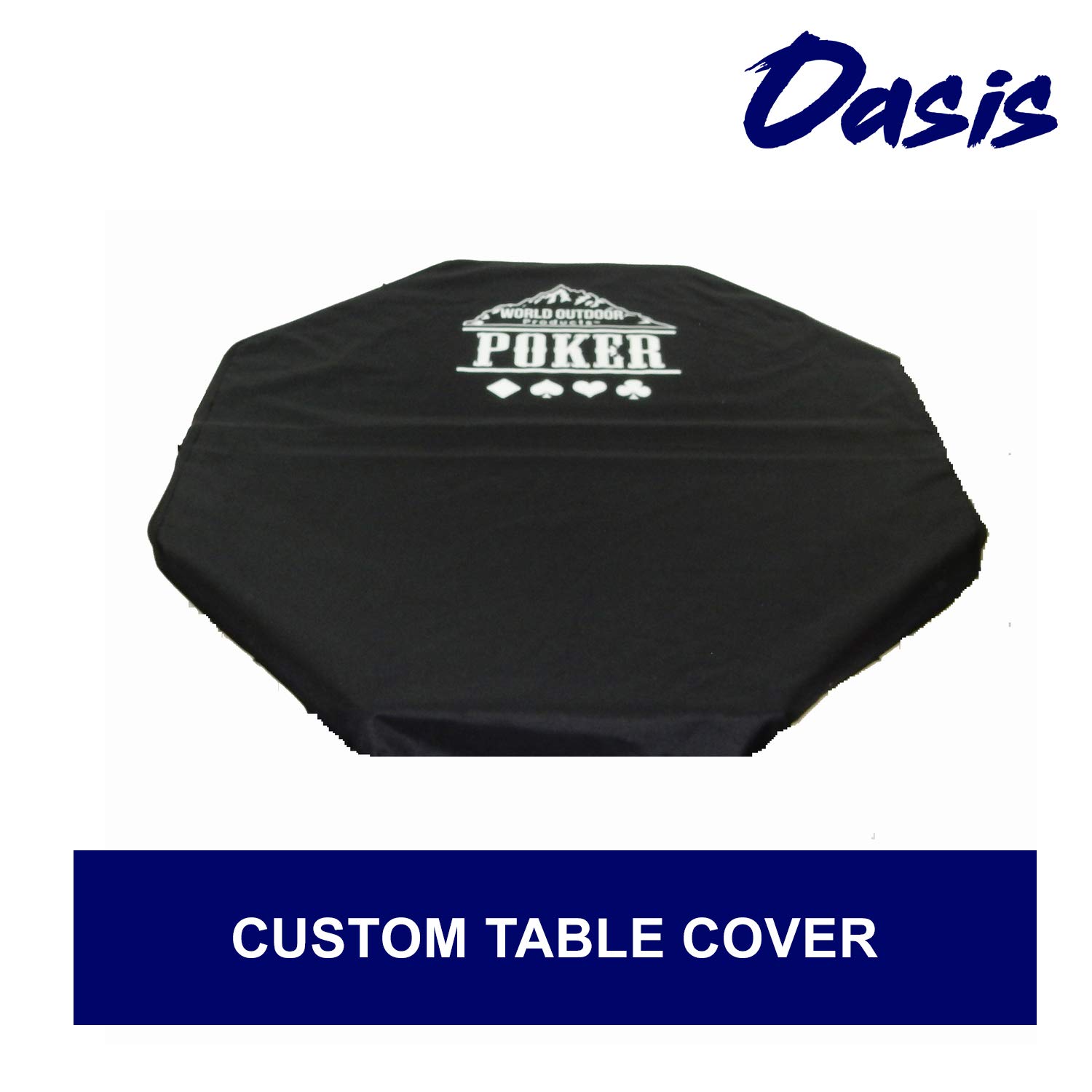 TuscanyPro Professional Portable Folding Poker Table - Lightweight Aluminum Frame with Adjustable Height (High & Low Settings) - Includes Carry Bag for Travel - Best Award-Winning Poker Table 2019 - Perfect for Home Games, Casino Nights, and Outdoor Poker Parties