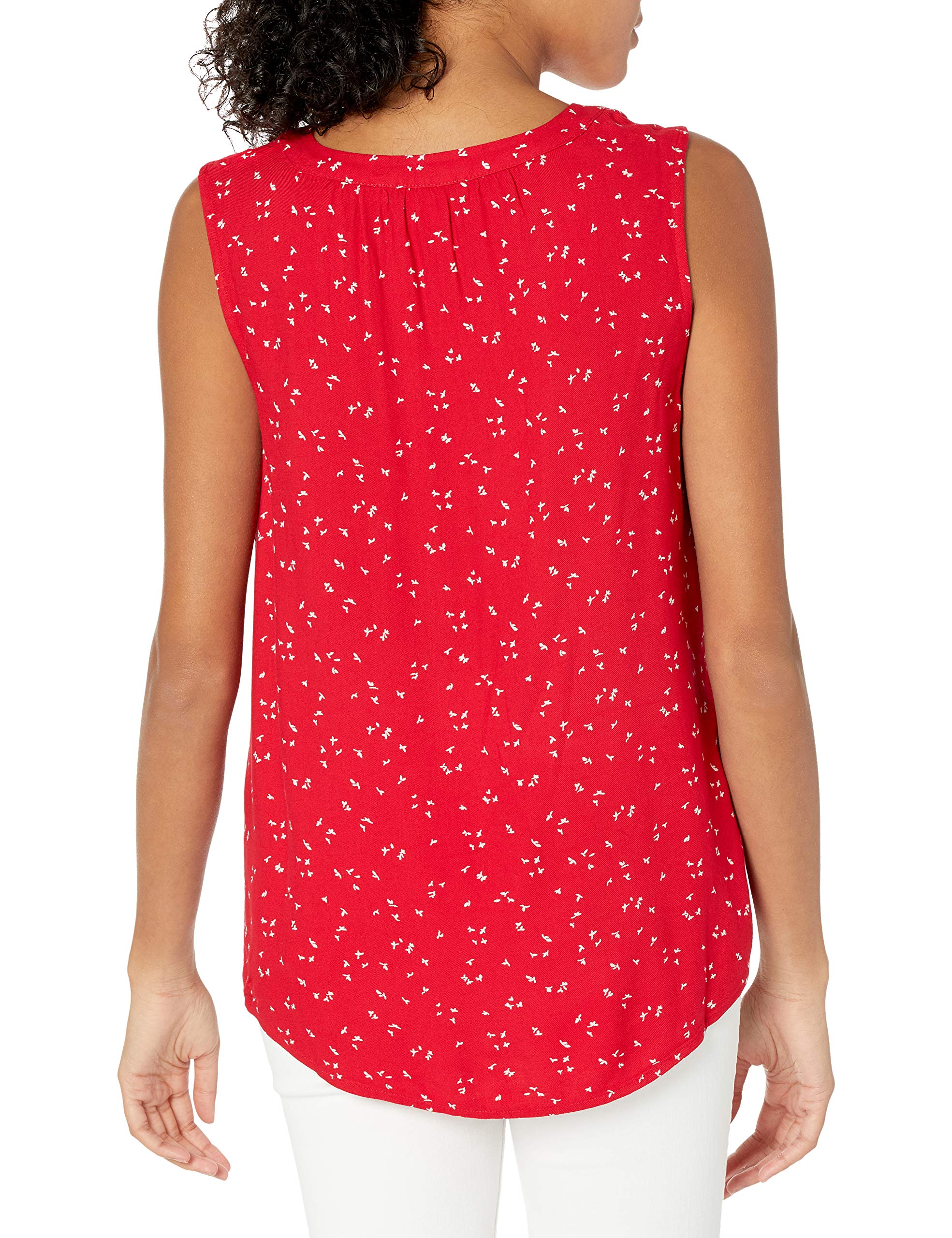 Amazon Essentials Women's Sleeveless Woven Shirt - Comfortable Casual Blouse for Work & Summer Outfits | Lightweight Breathable Fabric for Office & Travel