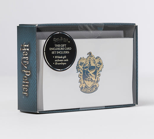 Harry Potter Ravenclaw Foil Gift Enclosure Cards - Set of 10 Elegant Thank You Notes for Weddings, Birthdays & Special Occasions - Perfect for Harry Potter Fans & Collectors