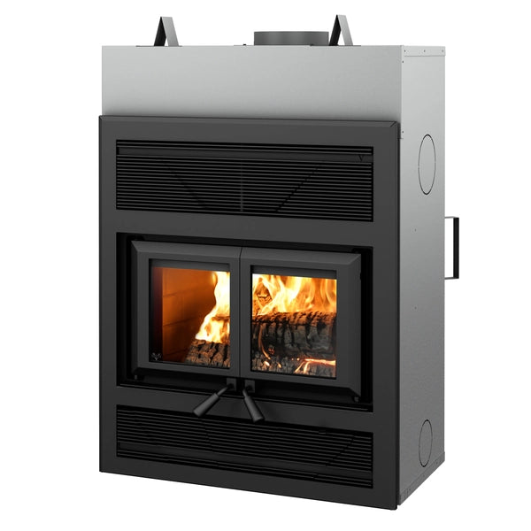 Ventis HE325 High Efficiency Fireplace Bundle - EPA Certified Wood Stove with Blower for Home Heating | Perfect for Living Rooms, Cabins & Winter Warmth