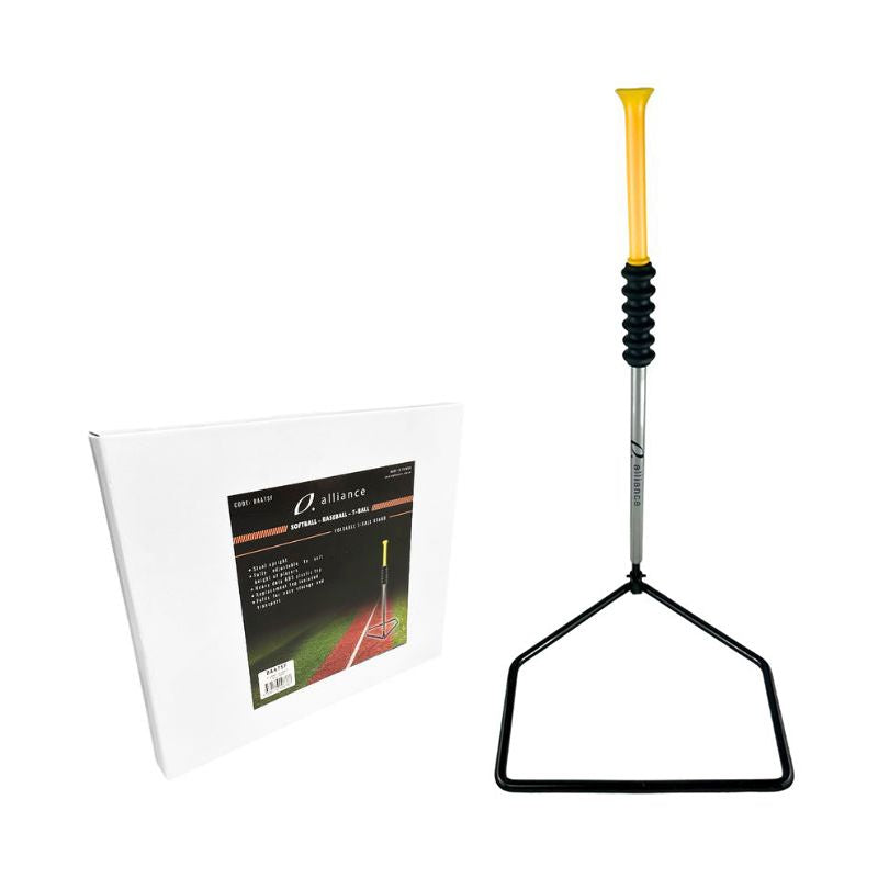 Foldable T-Ball Stand for Kids - Adjustable Baseball Training Equipment for Backyard & Outdoor Practice - Perfect for Youth Baseball & Softball Drills
