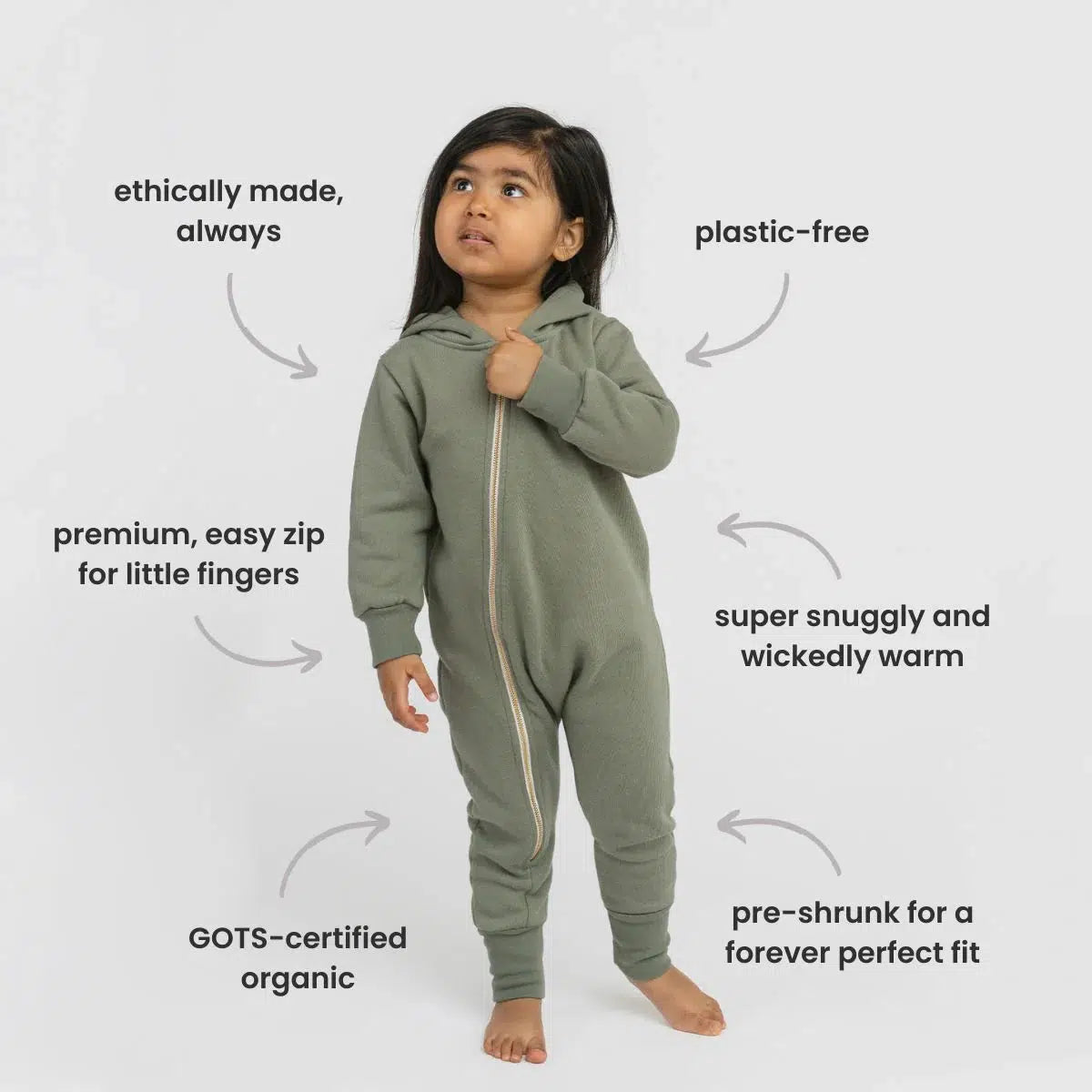 Organic Mini Mioche Plush Biker Romper for Babies - Soft Vintage Plum Outfit | Perfect for Playdates, Photo Shoots & Everyday Comfort