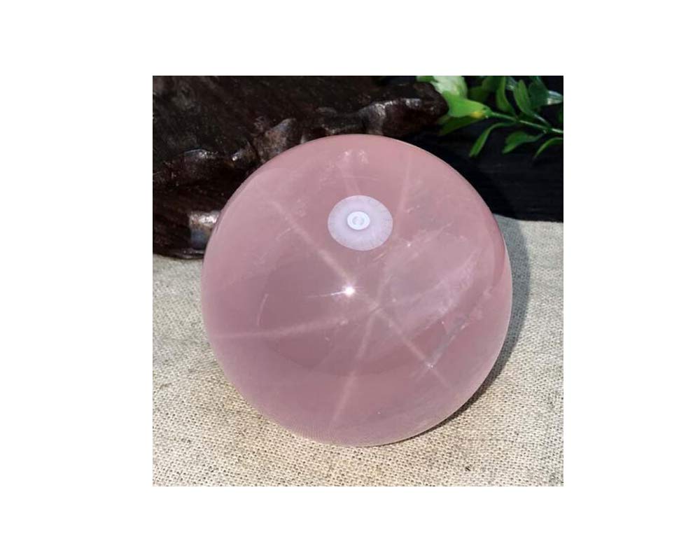 Natural Rose Quartz Healing Crystal Sphere Ball - 1.18