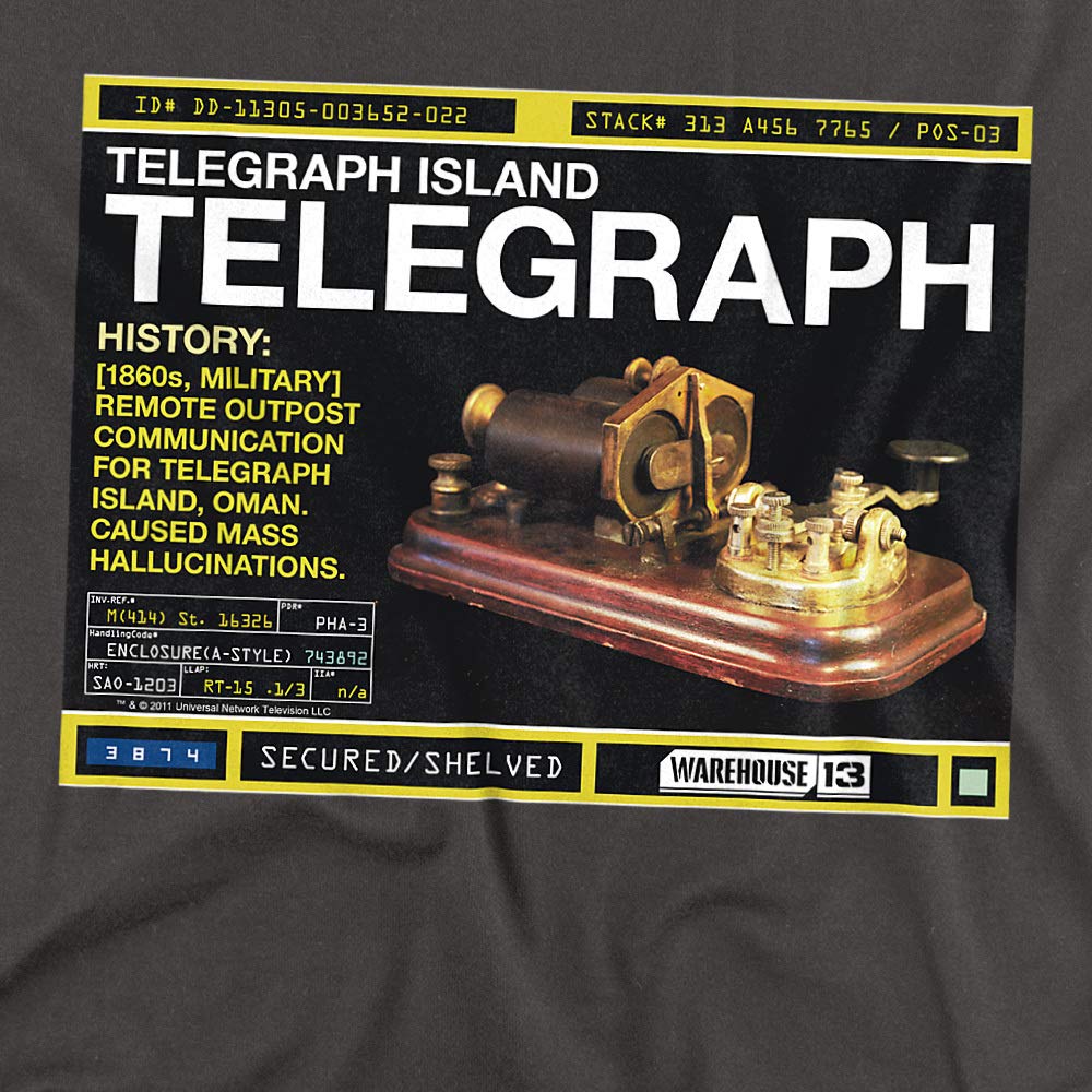 Warehouse 13 Telegraph Island Unisex T-Shirt for Men & Women - Casual Graphic Tee for Sci-Fi Fans, Comic Con & Everyday Wear