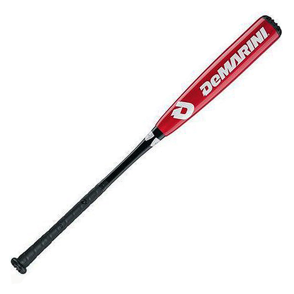 DeMarini CF3 CFL8 Youth Baseball Bat - USSSA Certified, Red/Black - Perfect for Little League Games & Training