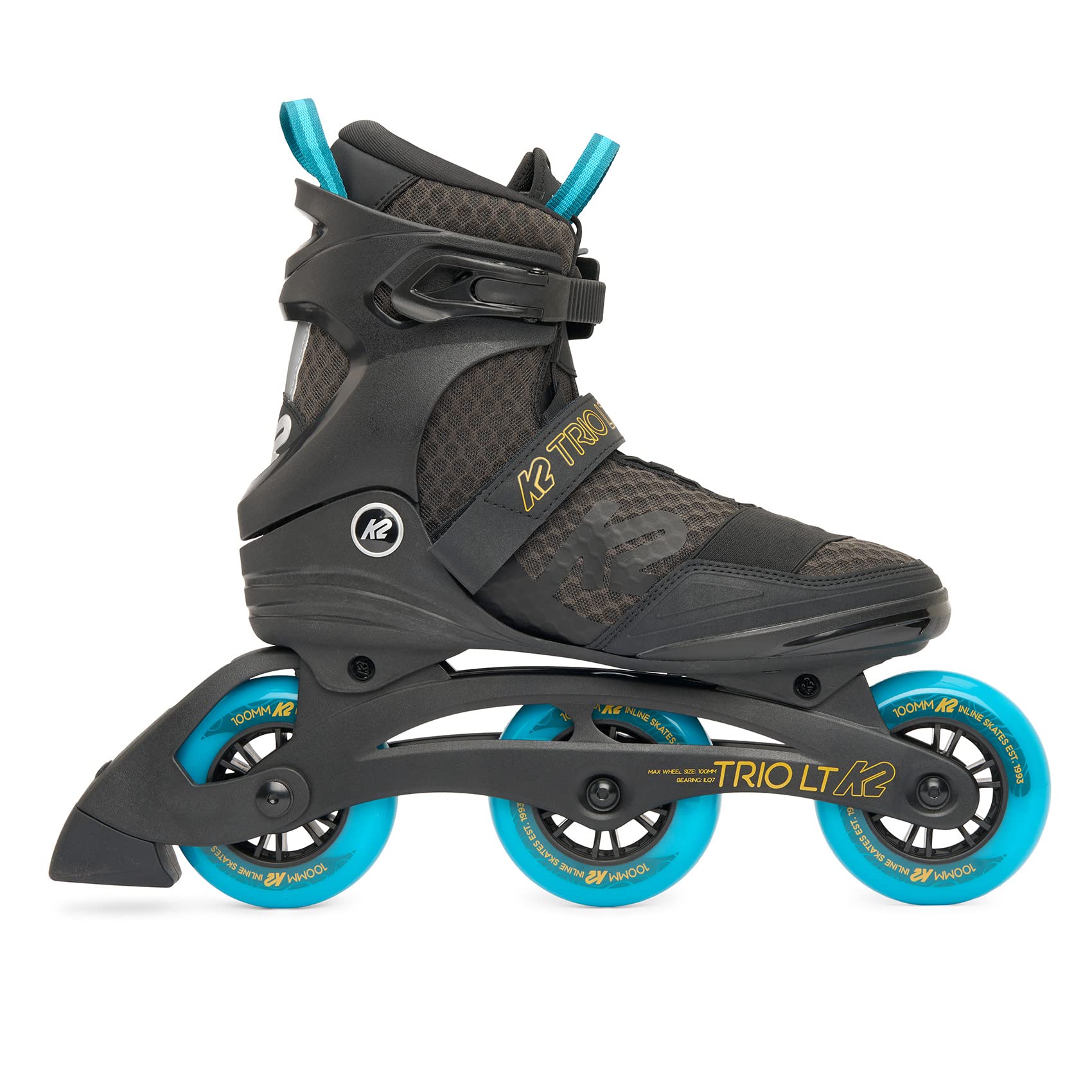 K2 Trio LT 100 Men's Urban Inline Skates - High Performance Rollerblades for Fitness, Commuting & City Skating
