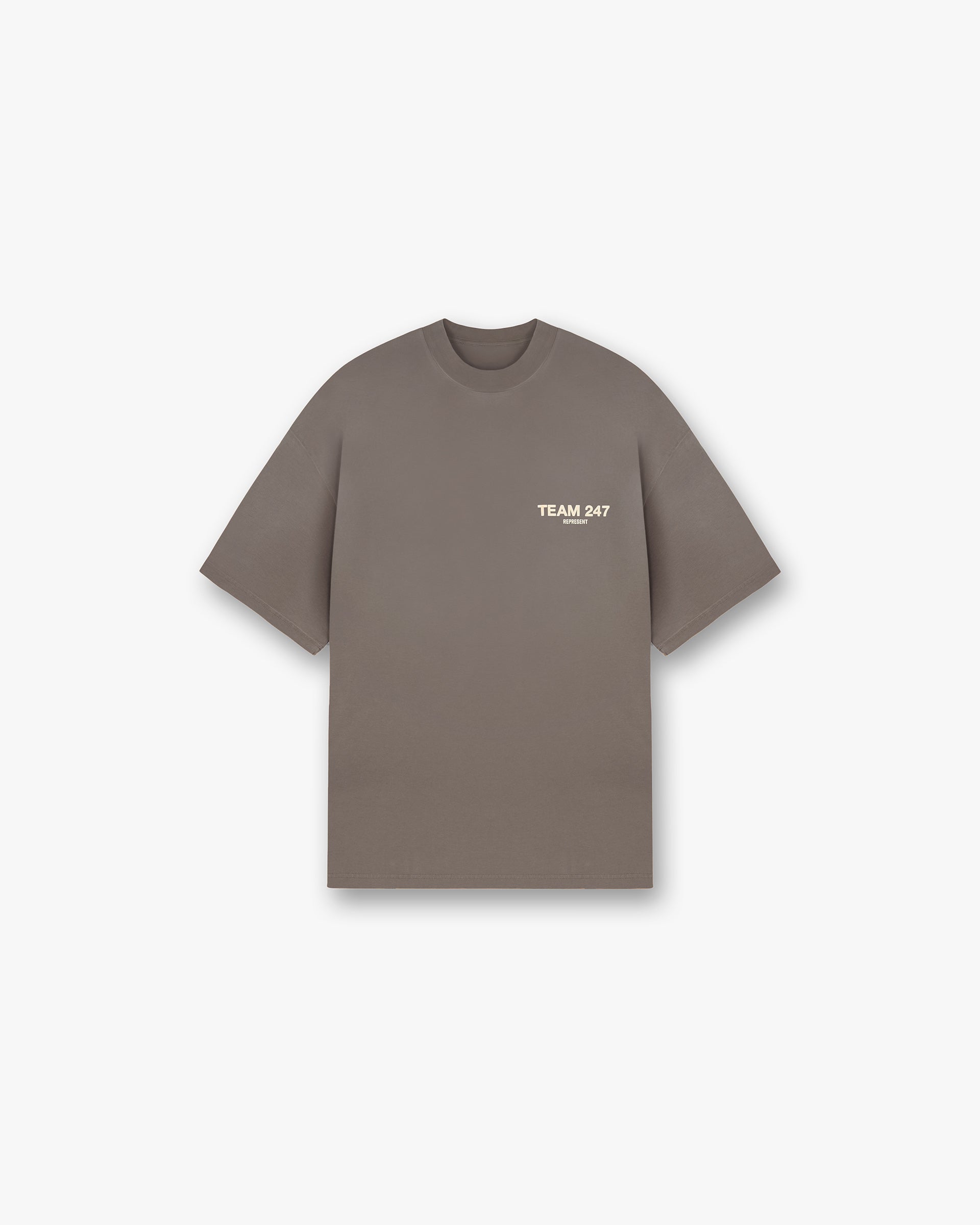 Team 247 Oversized T-Shirt for Men & Women - Soft Cotton Earth Tone Casual Tee | Perfect for Streetwear, Lounge Wear & Everyday Comfort