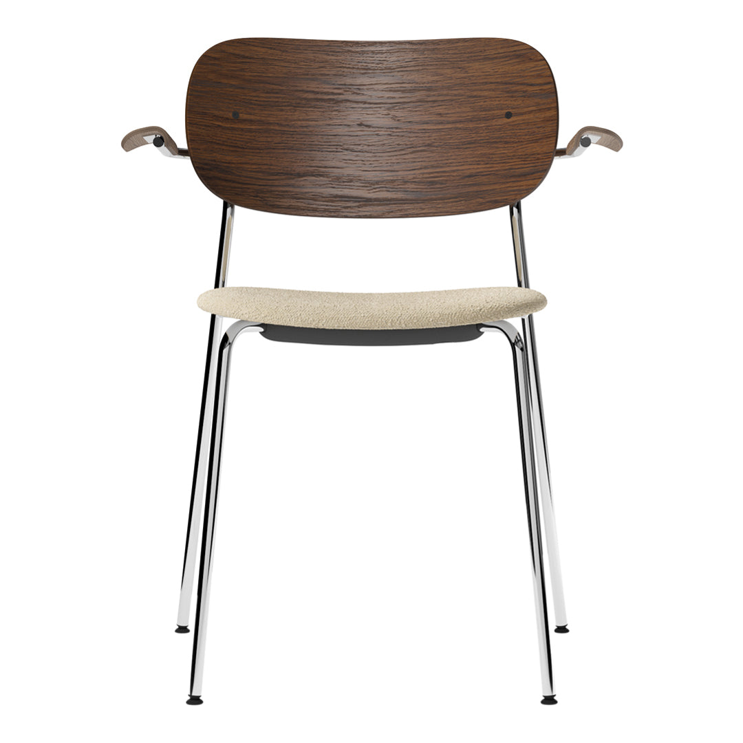 Modern Upholstered Dining Chair with Armrests - Comfortable & Stylish Seating for Kitchen, Dining Room, and Home Office
