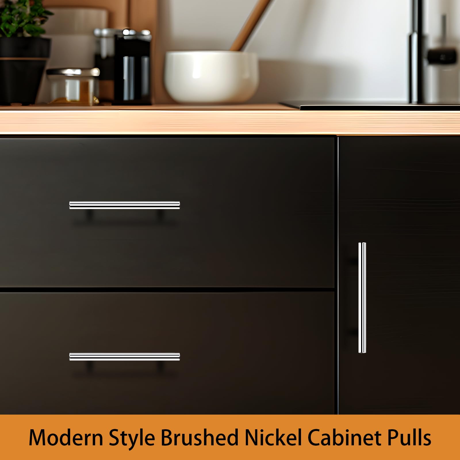 Probrico 20 Pack Polished Chrome Kitchen Cabinet Handles - 4
