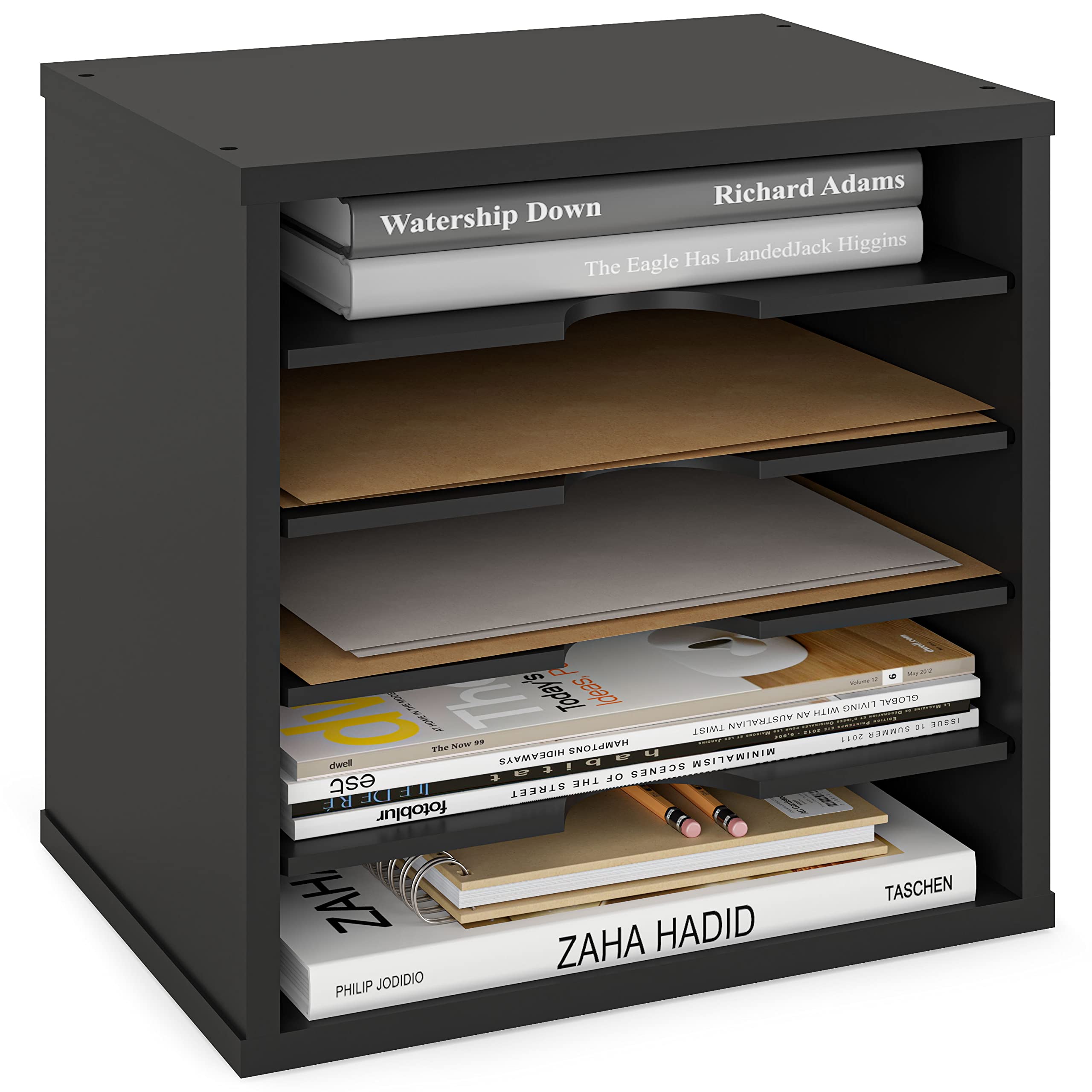 Ballucci 5-Tier Adjustable File Organizer & Paper Sorter - 13.5