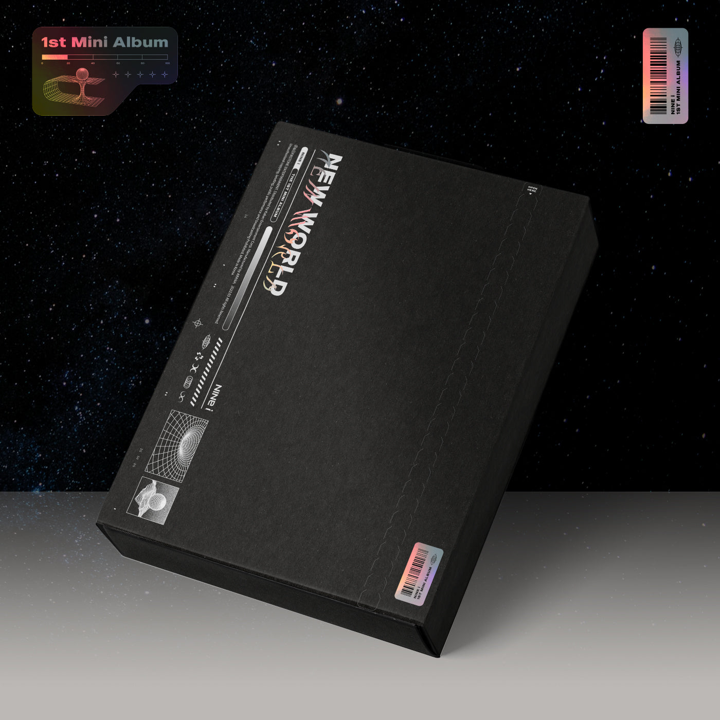 NINE.I 1ST MINI ALBUM 'NEW WORLD' - K-Pop Music CD with Photobook & Exclusive Merchandise - Perfect for K-Pop Fans, Collectors and Gift Giving