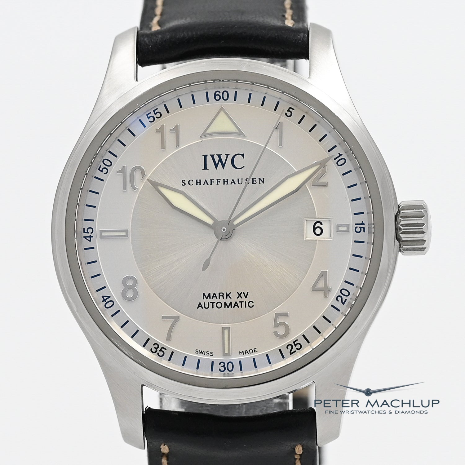 IWC Pilot Watch Mark XV Spitfire 2004 - Swiss Automatic Men's Luxury Chronograph - Perfect for Aviation Enthusiasts & Collectors
