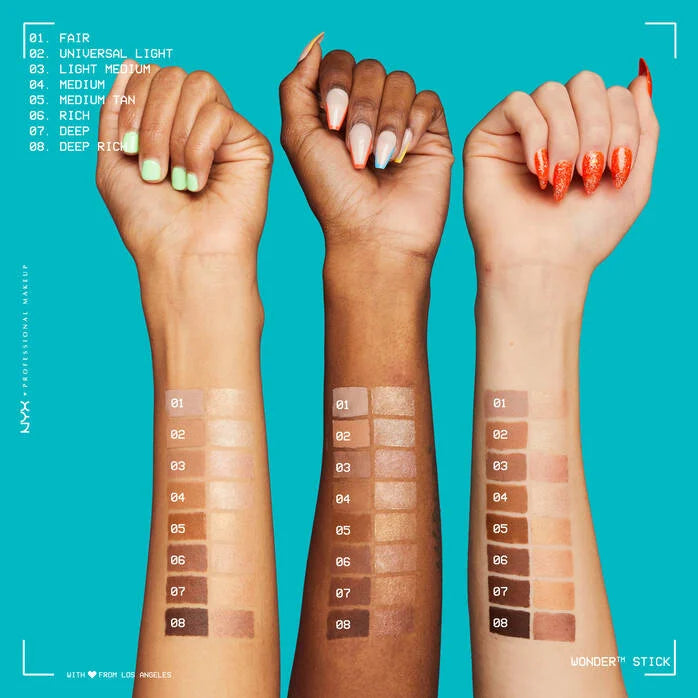 NYX Wonder Stick Contour & Highlighter Duo - Creamy Blendable Makeup Stick for Face Sculpting & Glow - Perfect for Everyday Makeup & Professional Contouring